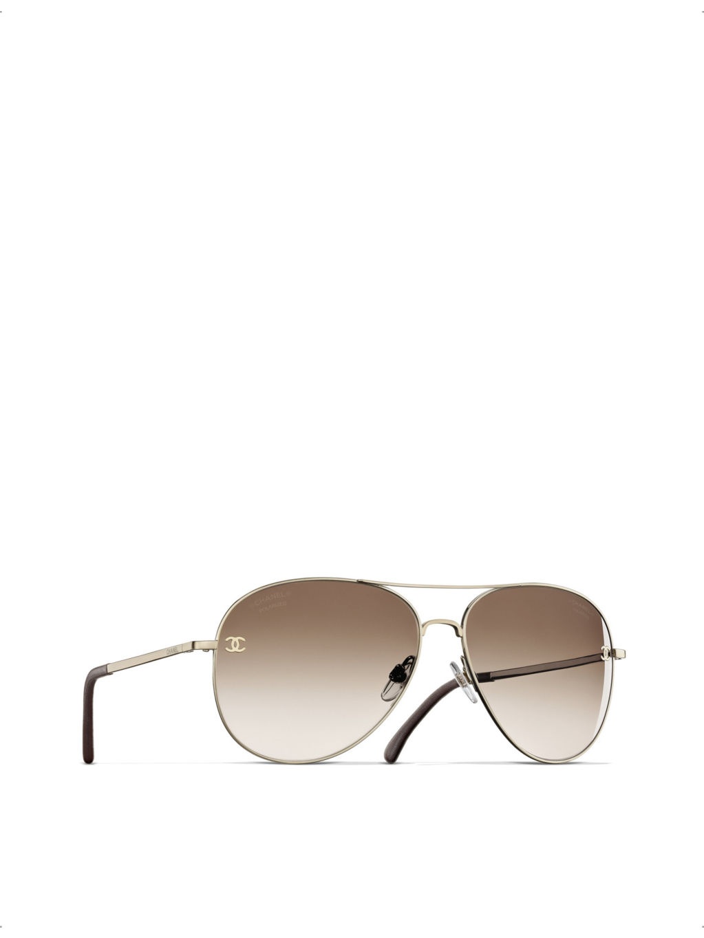 CH4189TQ Pilot aviator-frame metal sunglasses - 2