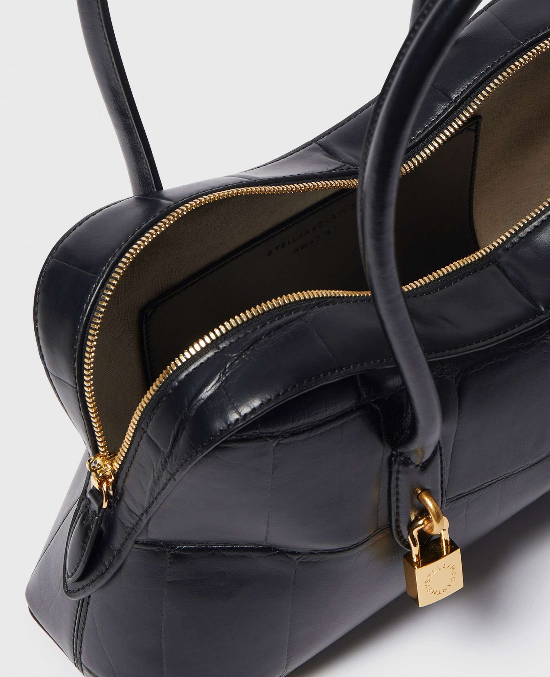 Ryder Crocodile-Embossed Shoulder Bag - 5