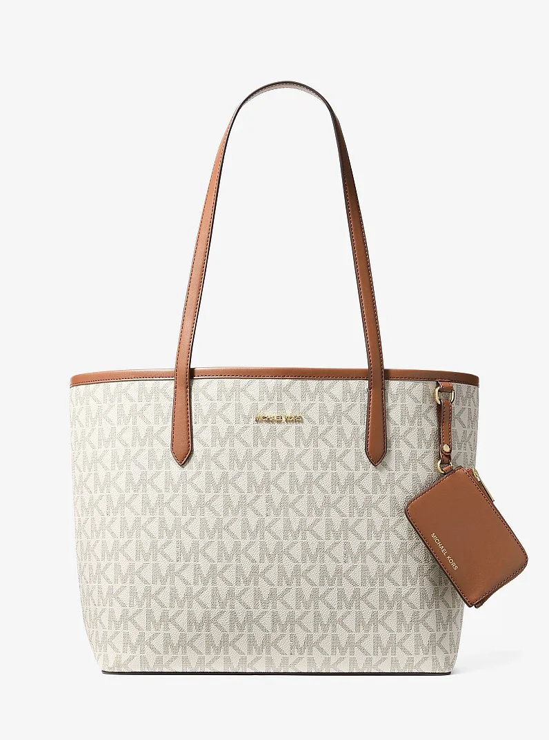 Jet Set Large Signature Logo Tote Bag - 1