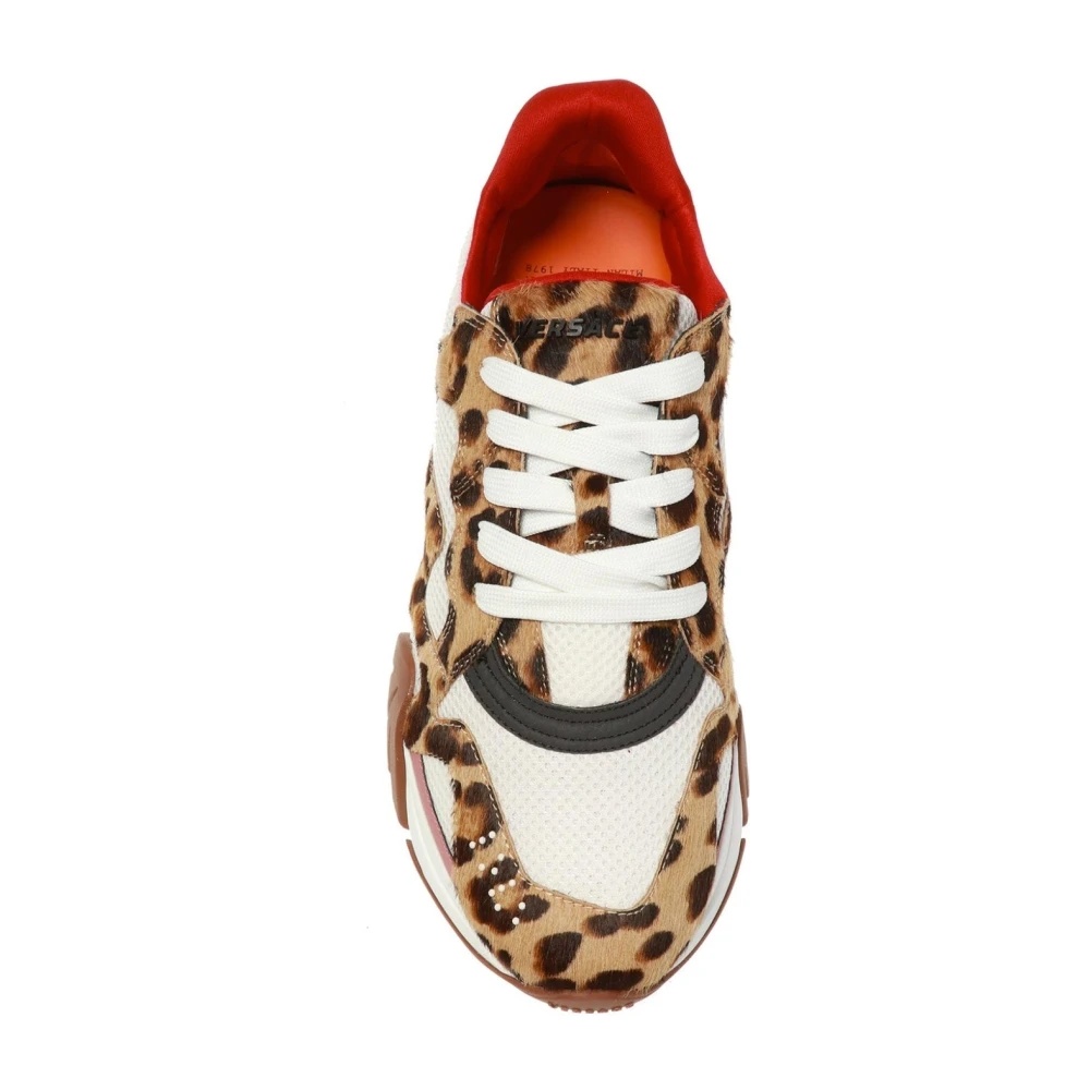 LEOPARD SNEAKERS WITH MESH PANELS - 4