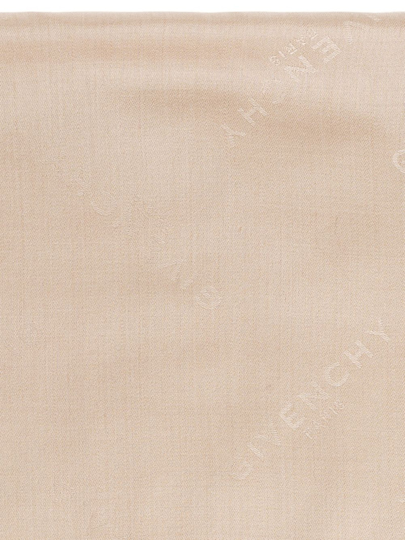 Givenchy monogram fringed scarf outlook