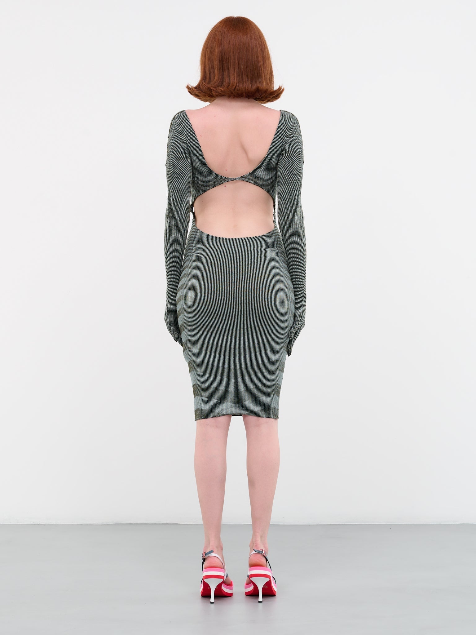 Gloved Knit Dress - 3