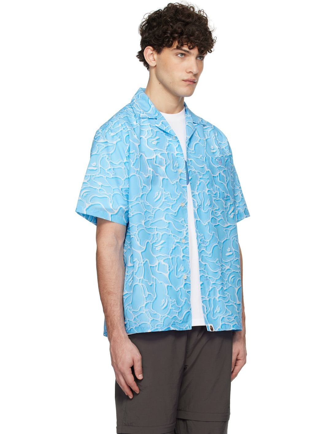 Blue ABC Sea Surface Camo Shirt - 2
