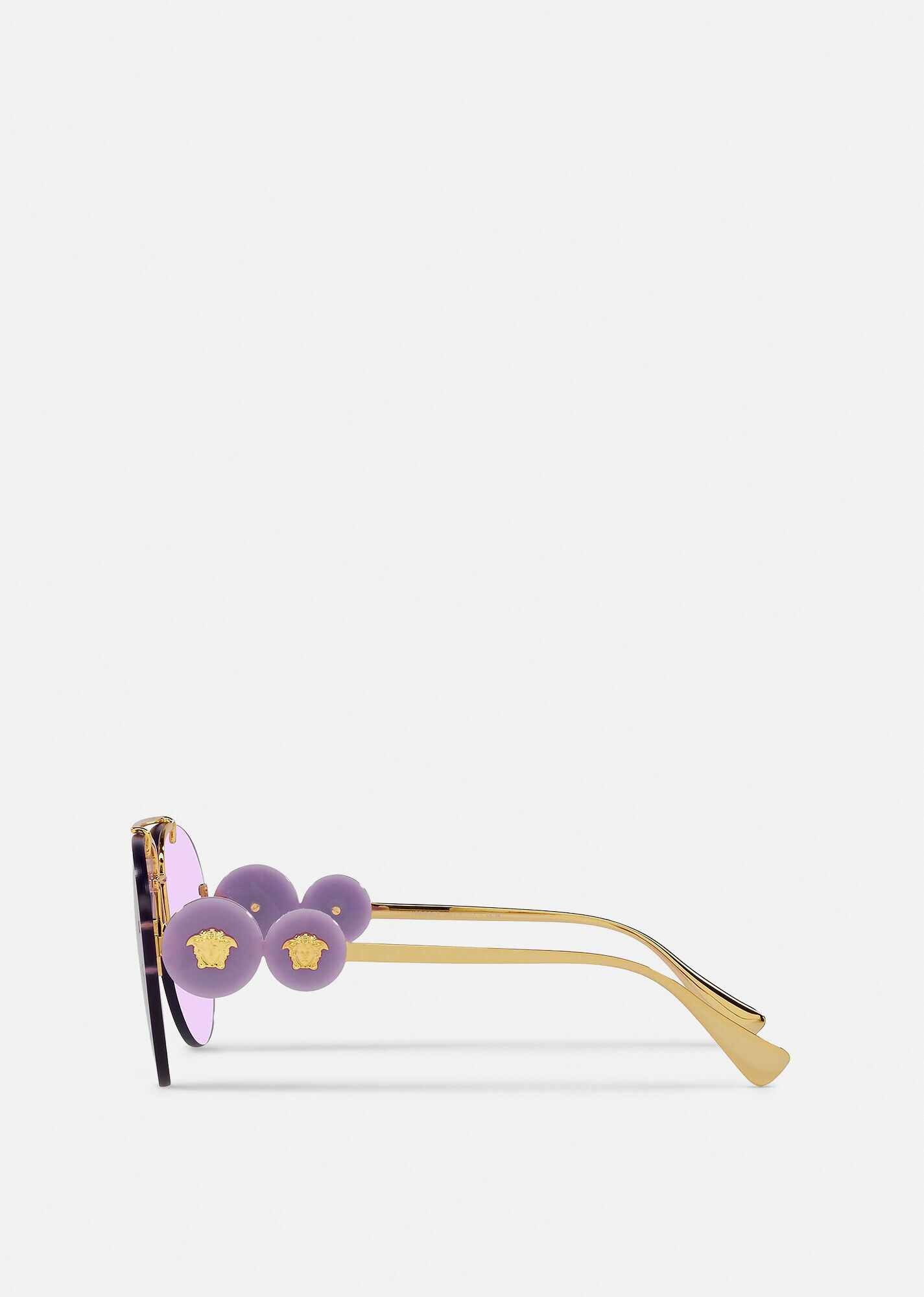 Double Medusa Aviator Sunglasses - 3