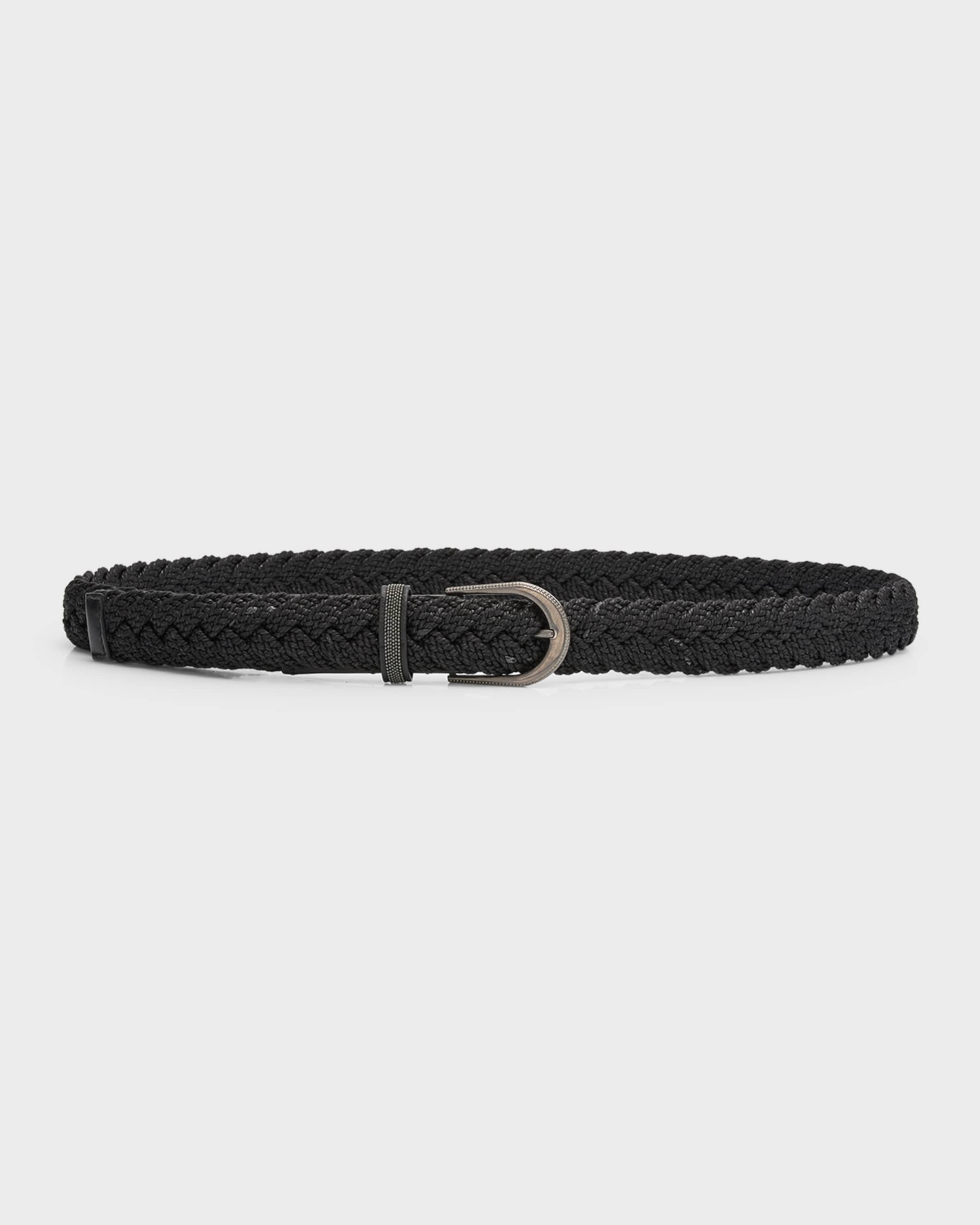 Braided Raffia Belt - 1