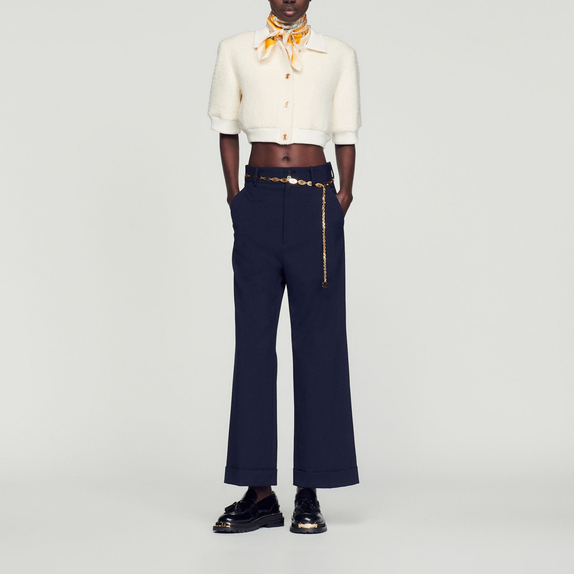 Cropped tweed jacket - 2