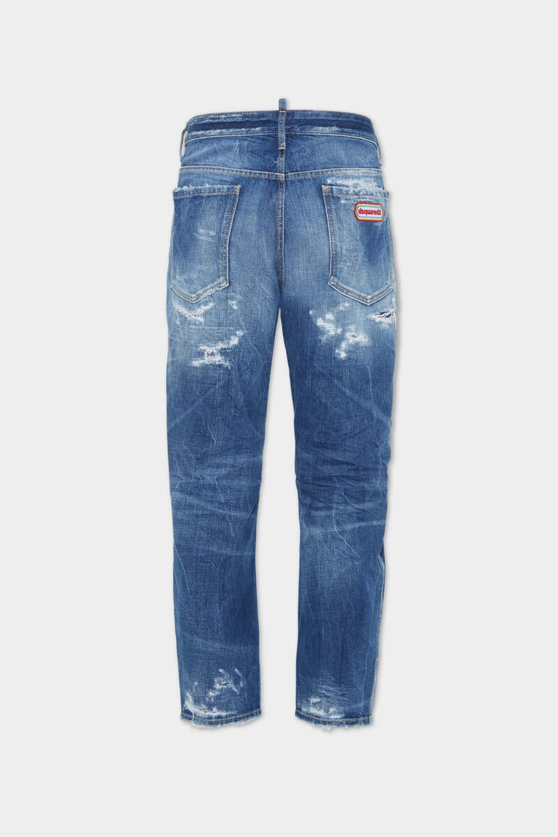 MEDIUM SUPER RIPPED WASH BRO JEANS - 2