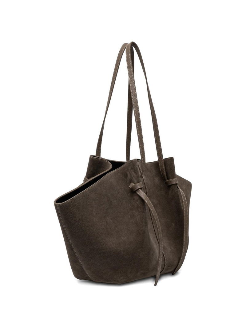 Yuzefi Mochi suede shoulder bag outlook