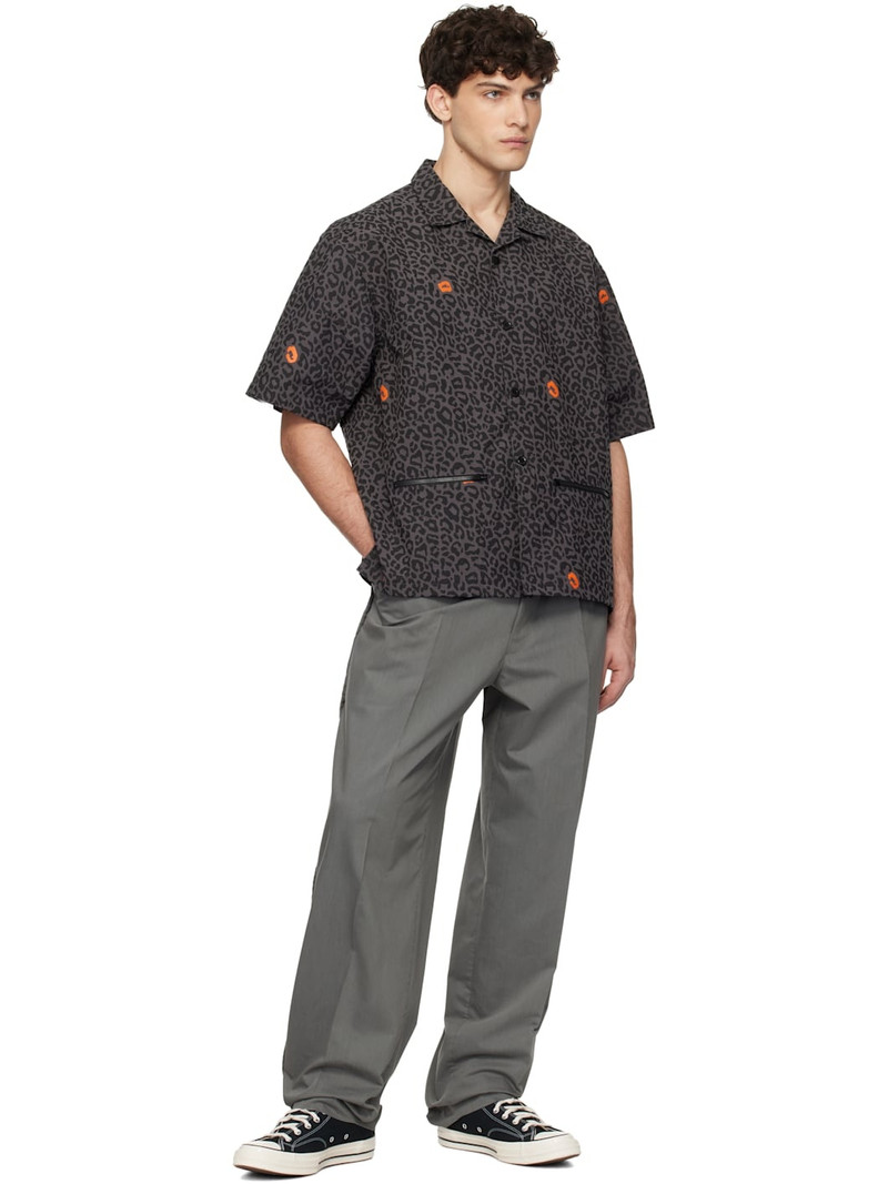 UNDERCOVER Gray Twill Trousers outlook