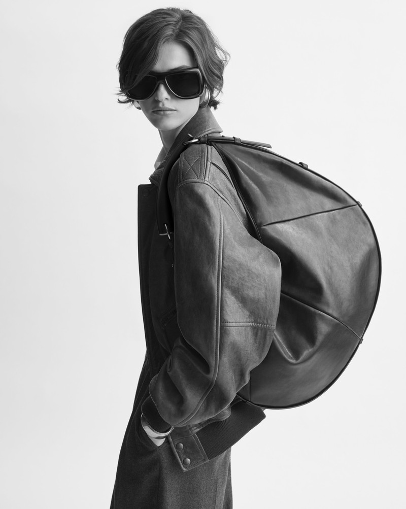 SAINT LAURENT MOMBASA LARGE IN LEATHER outlook