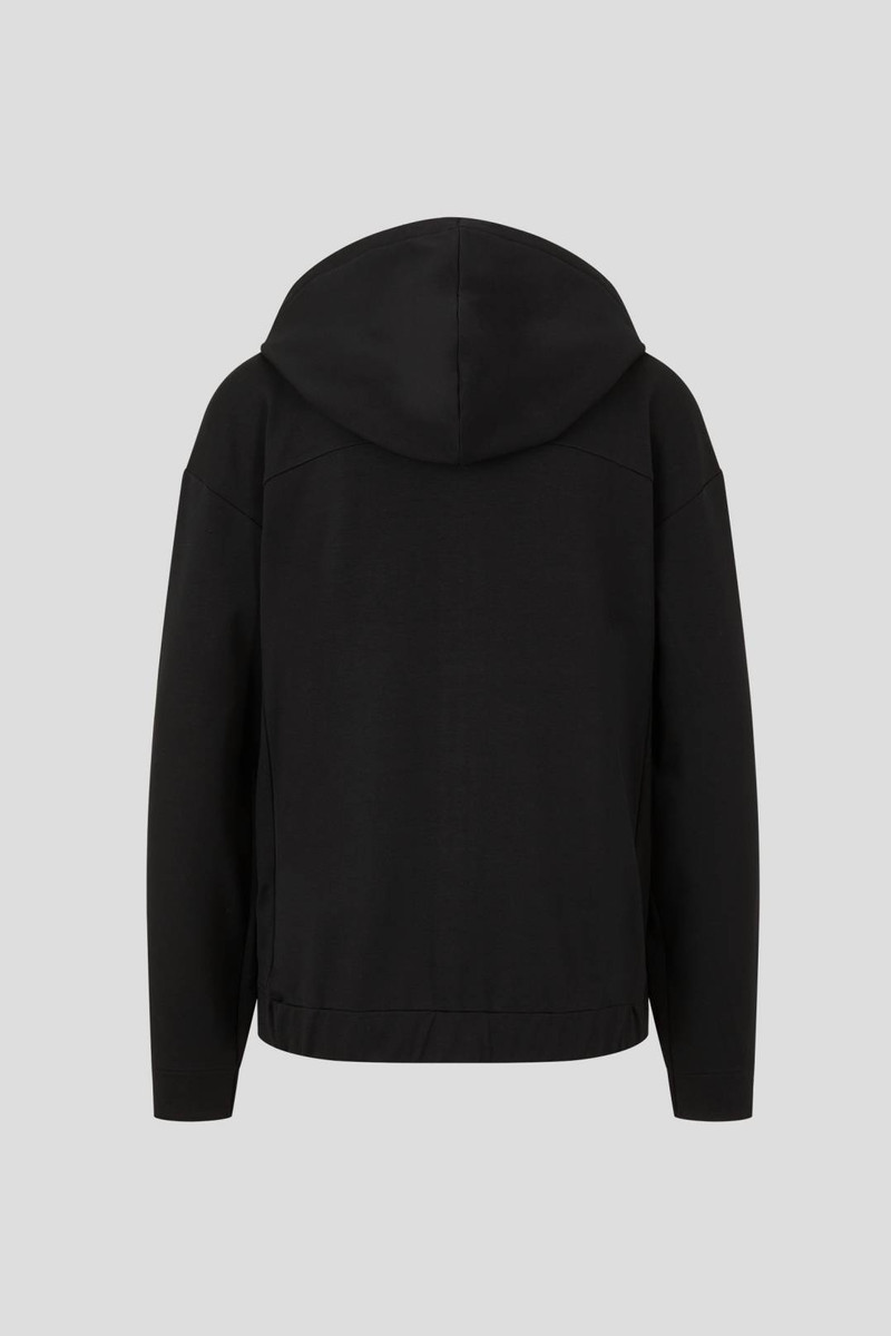 BOGNER ELSIE SWEATSHIRT JACKET IN BLACK outlook