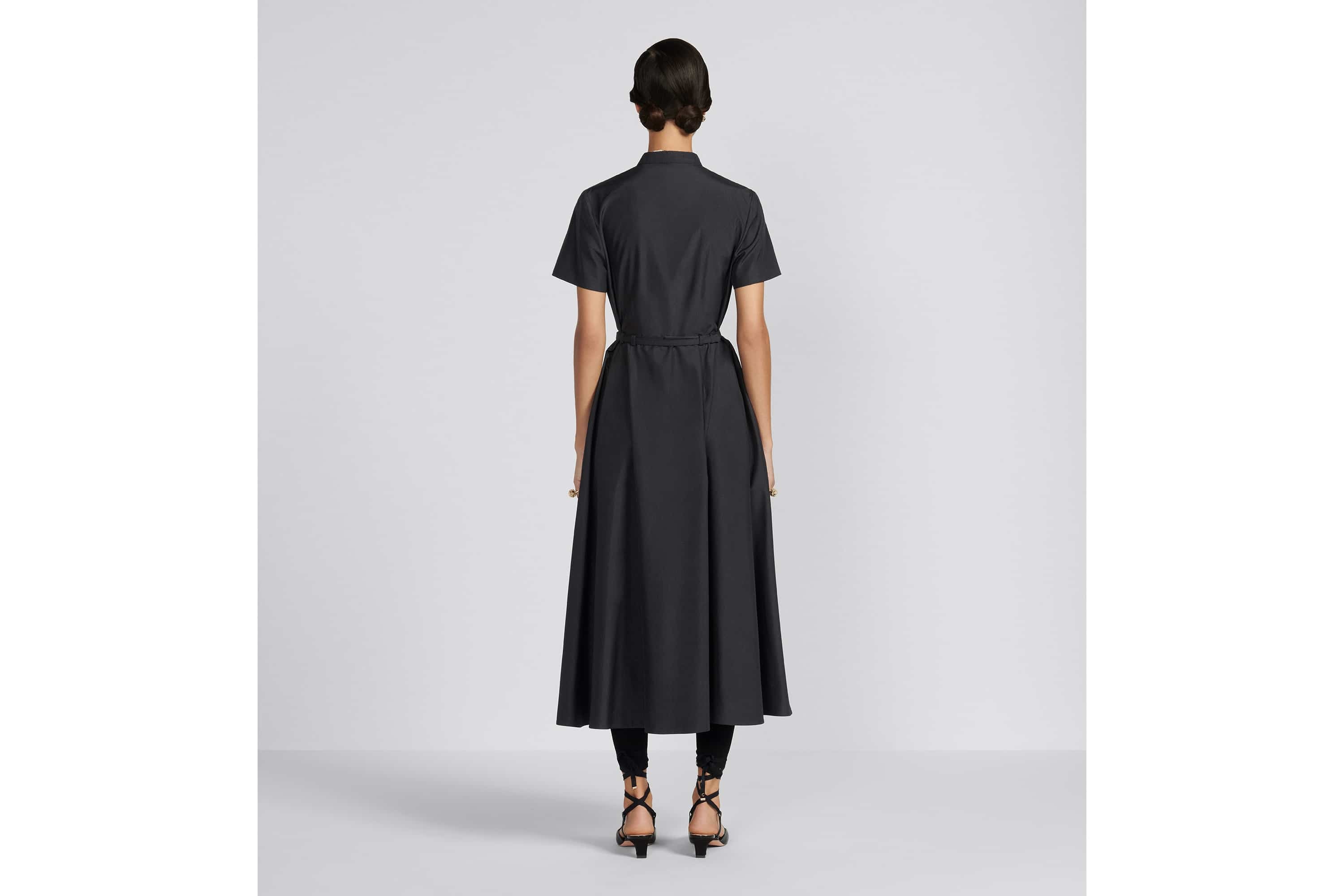 Mid-Length Shirt Dress - 6