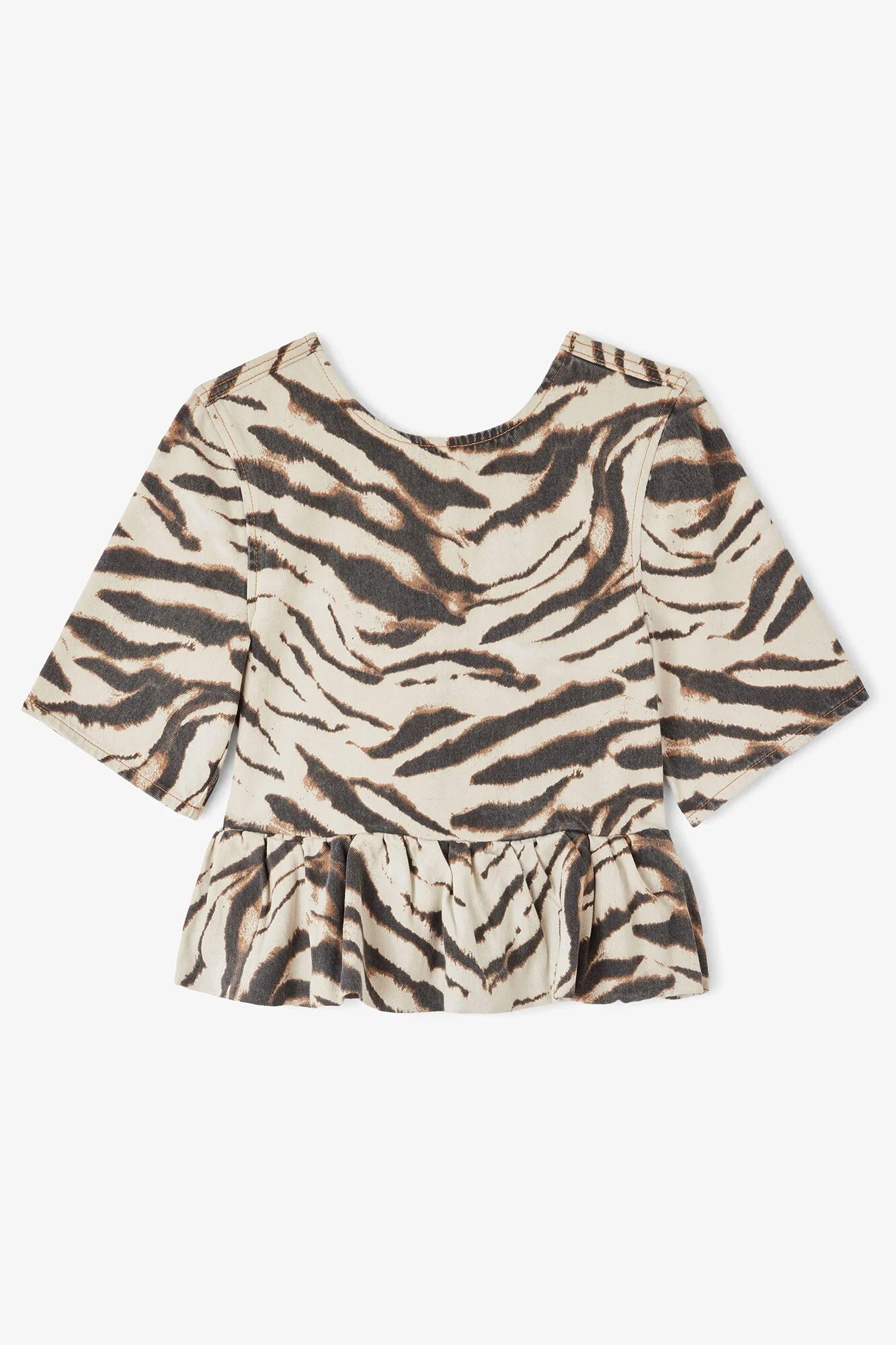 TOP IN ZEBRA DENIM - 1