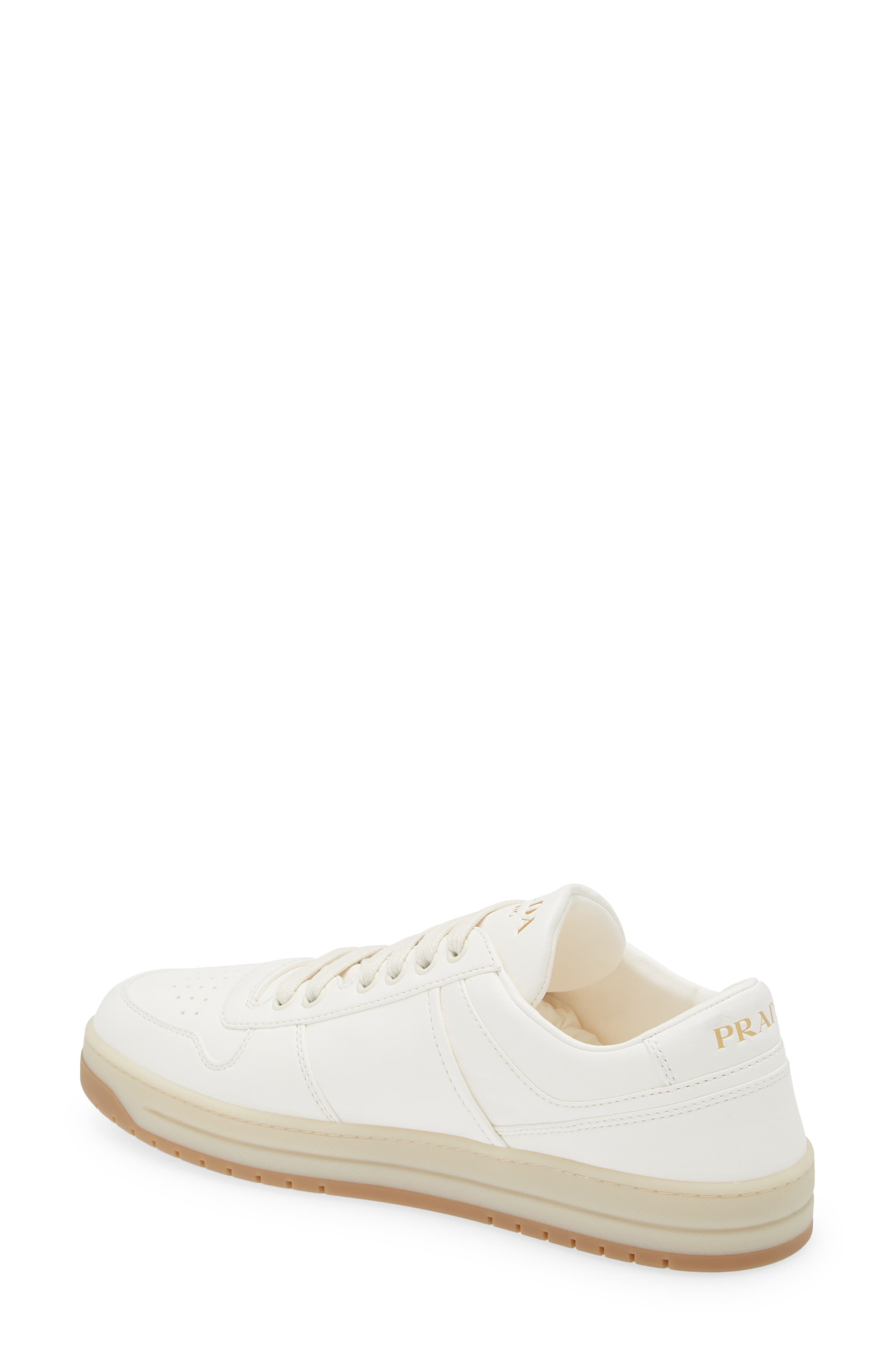 Prada Downtown Low Top Sneaker in Avorio at Nordstrom - 2