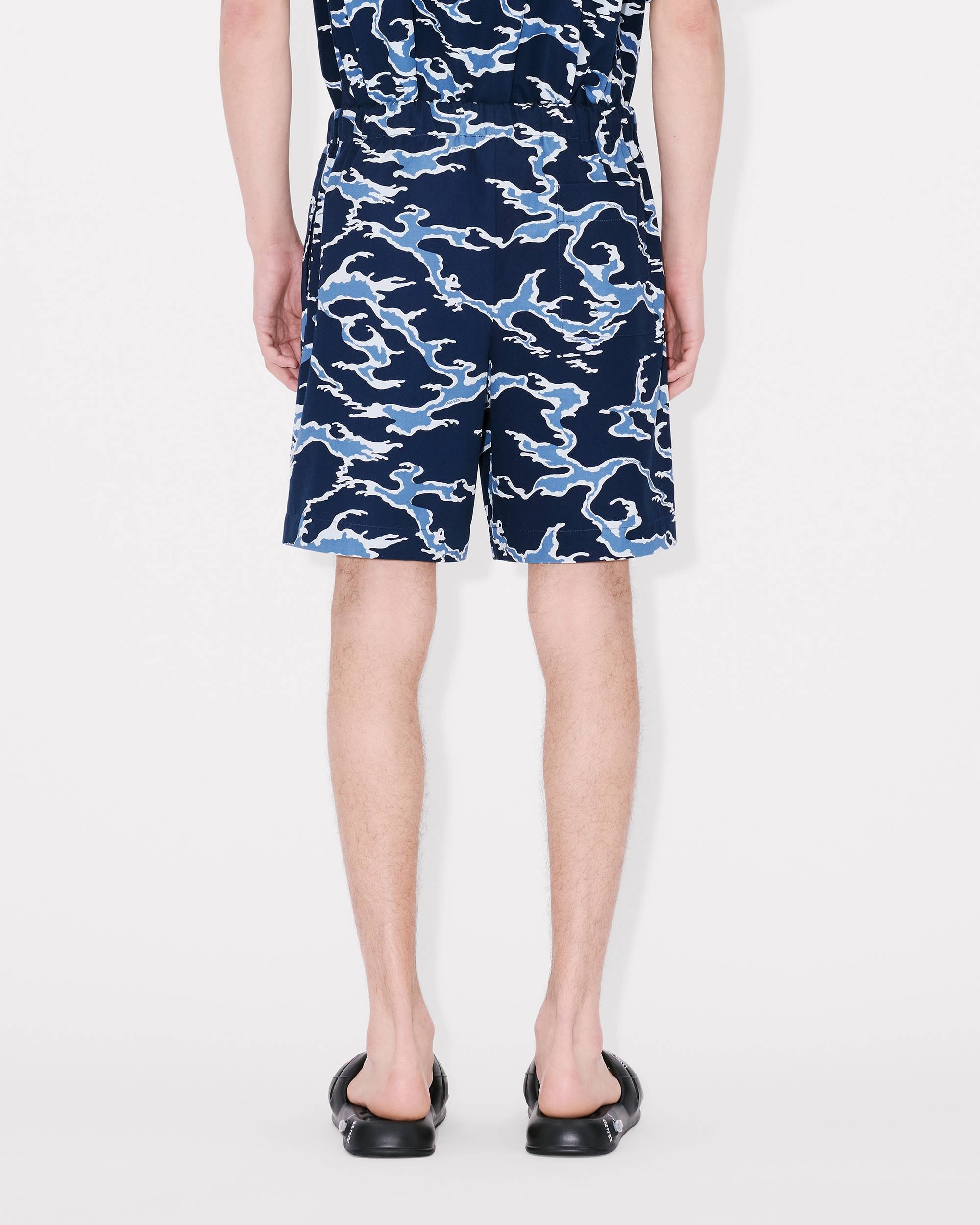 'KENZO Ocean Camo' elasticated short in cotton - 5