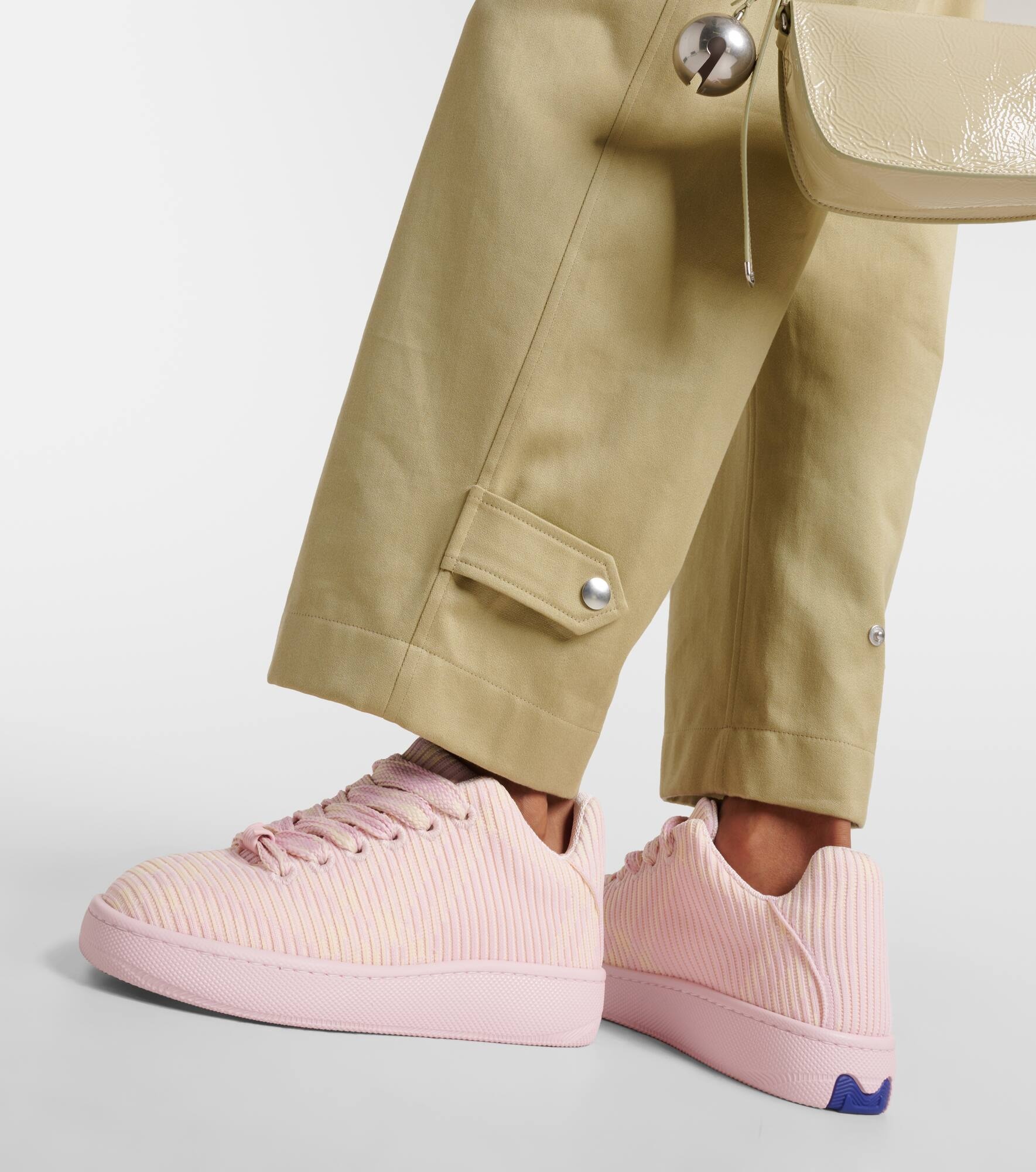 New Trainer checked canvas sneakers - 4