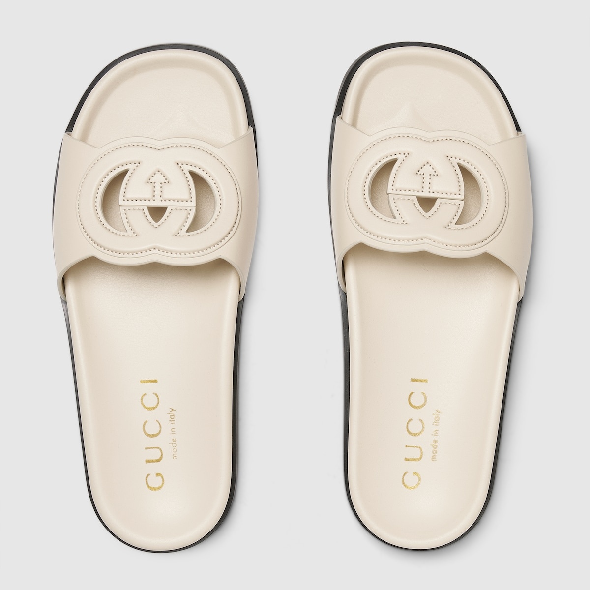 Women's Interlocking G slide sandal - 5