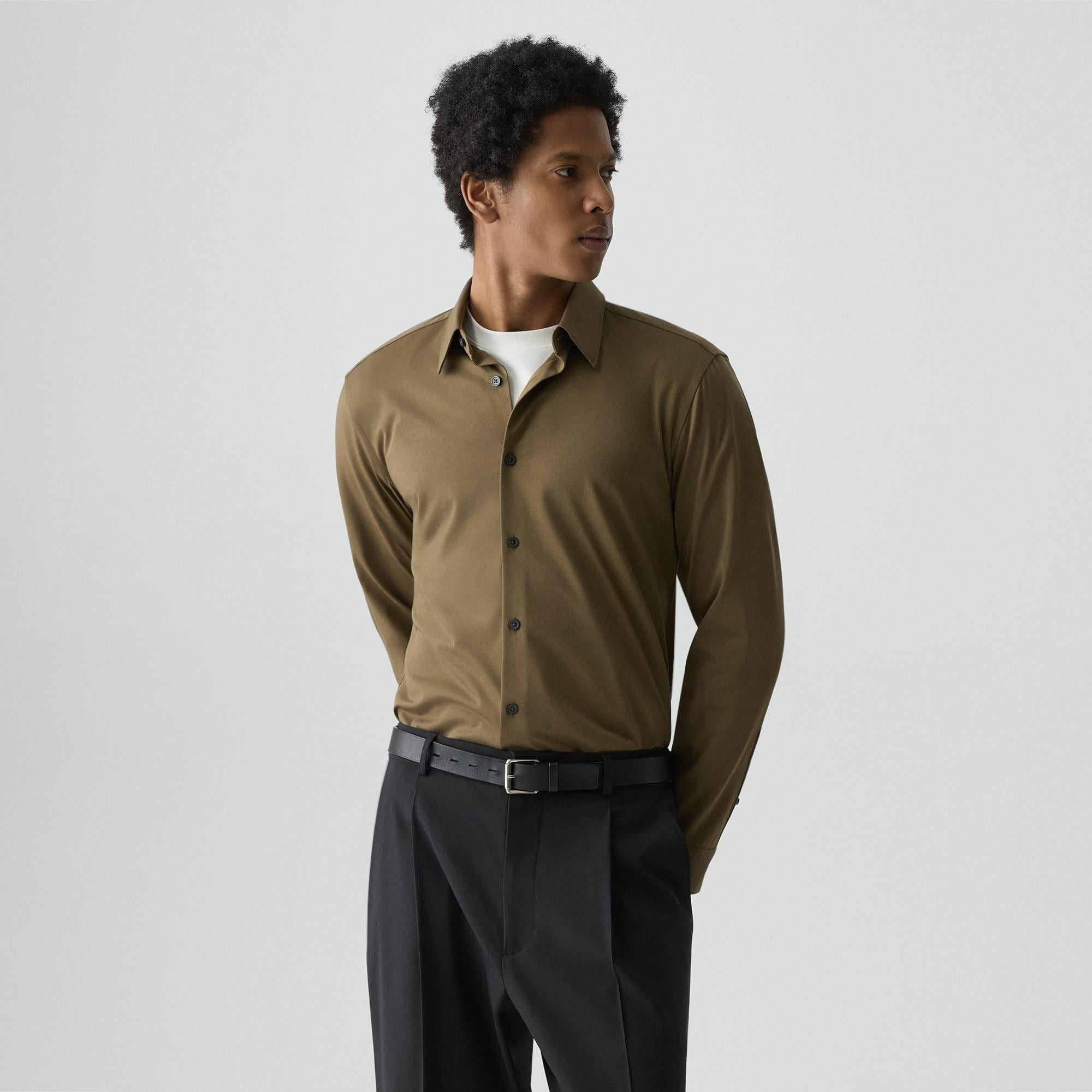 Sylvain Shirt in Structure Knit - 2