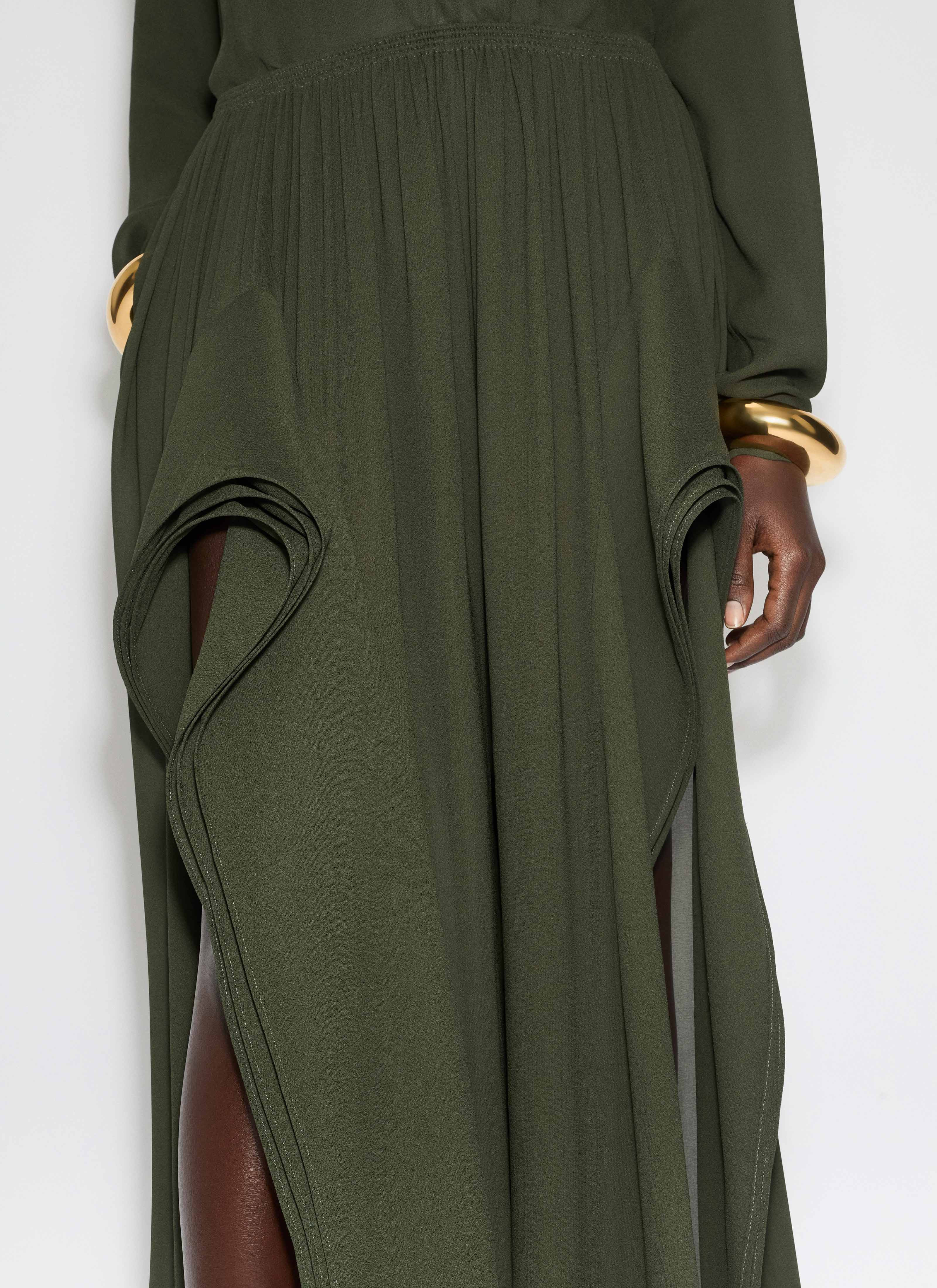 GEORGETTE RUFFLE PANTS - 6