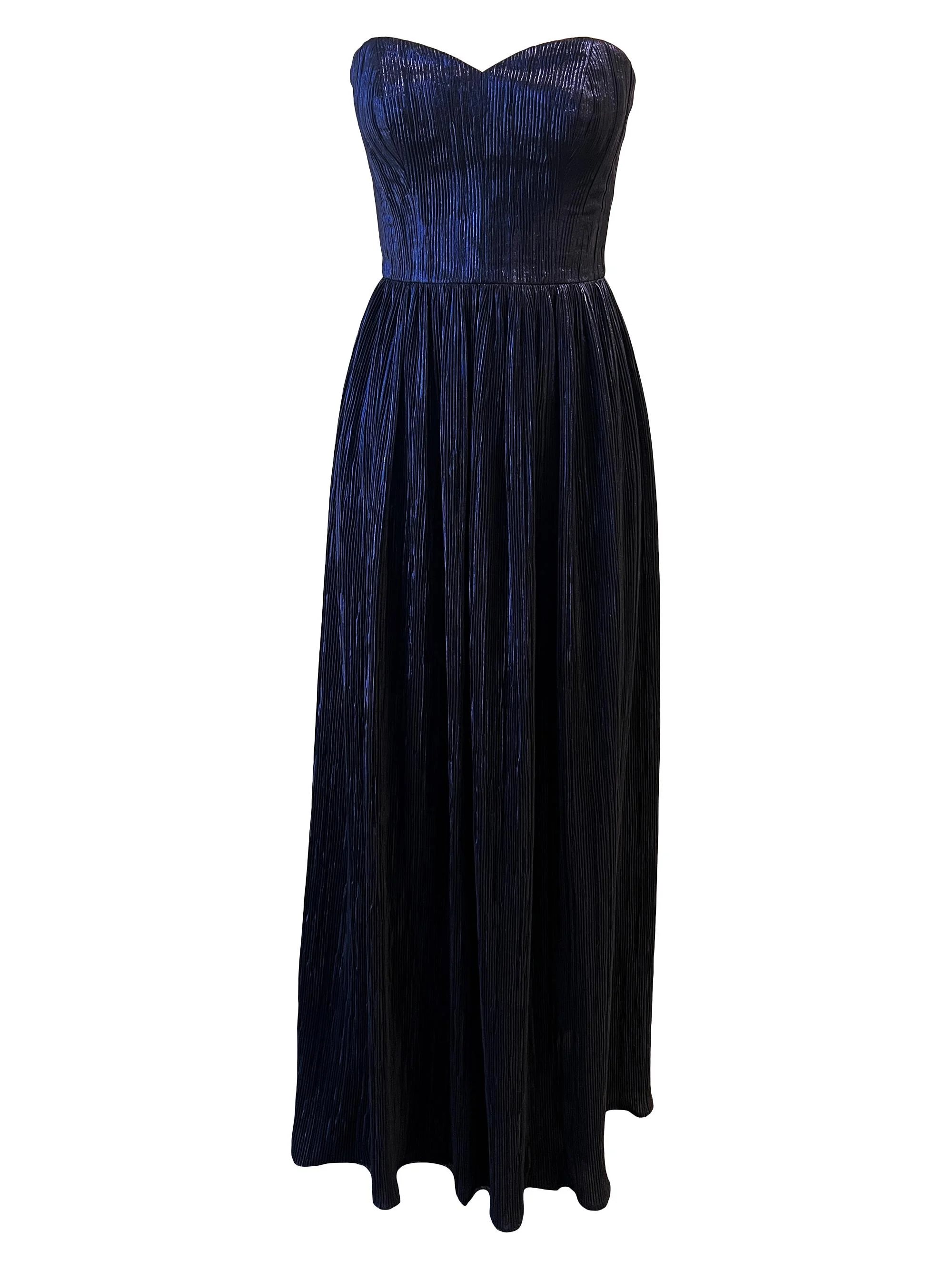 Women's Audrina Strapless Fit-And-Flare Gown - Midnight Blue - 1
