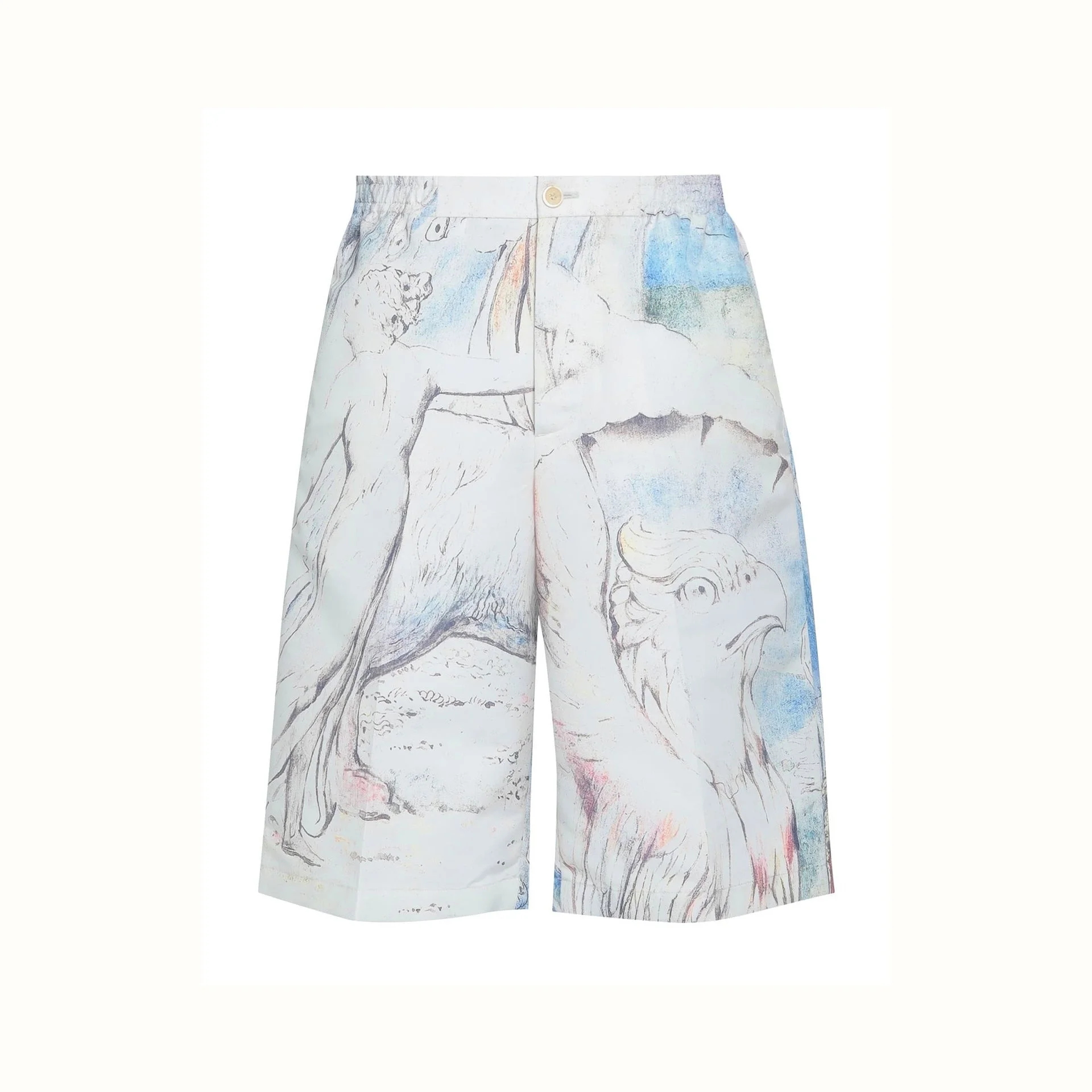 Alexander Mcqueen William Blake Dante Shorts Men - 1