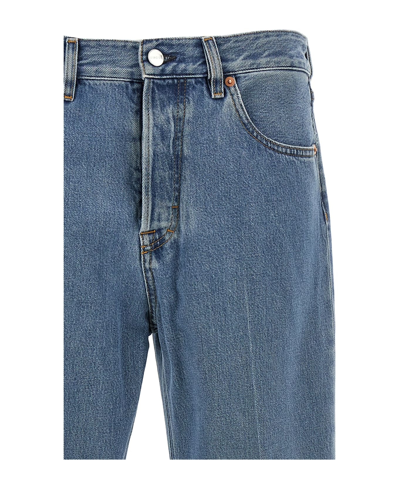 'gucci Rosso Ancora' Jeans - 3