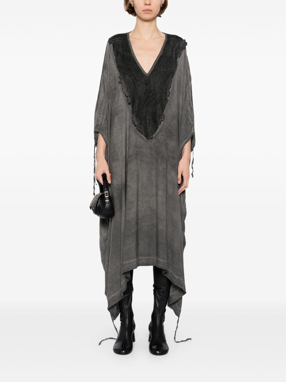 V-neck dress - 2