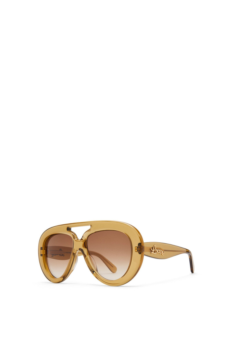 Loewe Round Spoiler Aviator sunglasses outlook