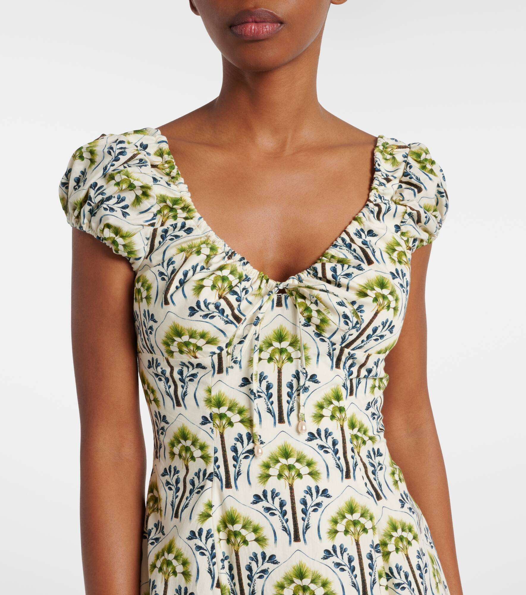 Mati Moriche cotton poplin minidress - 4