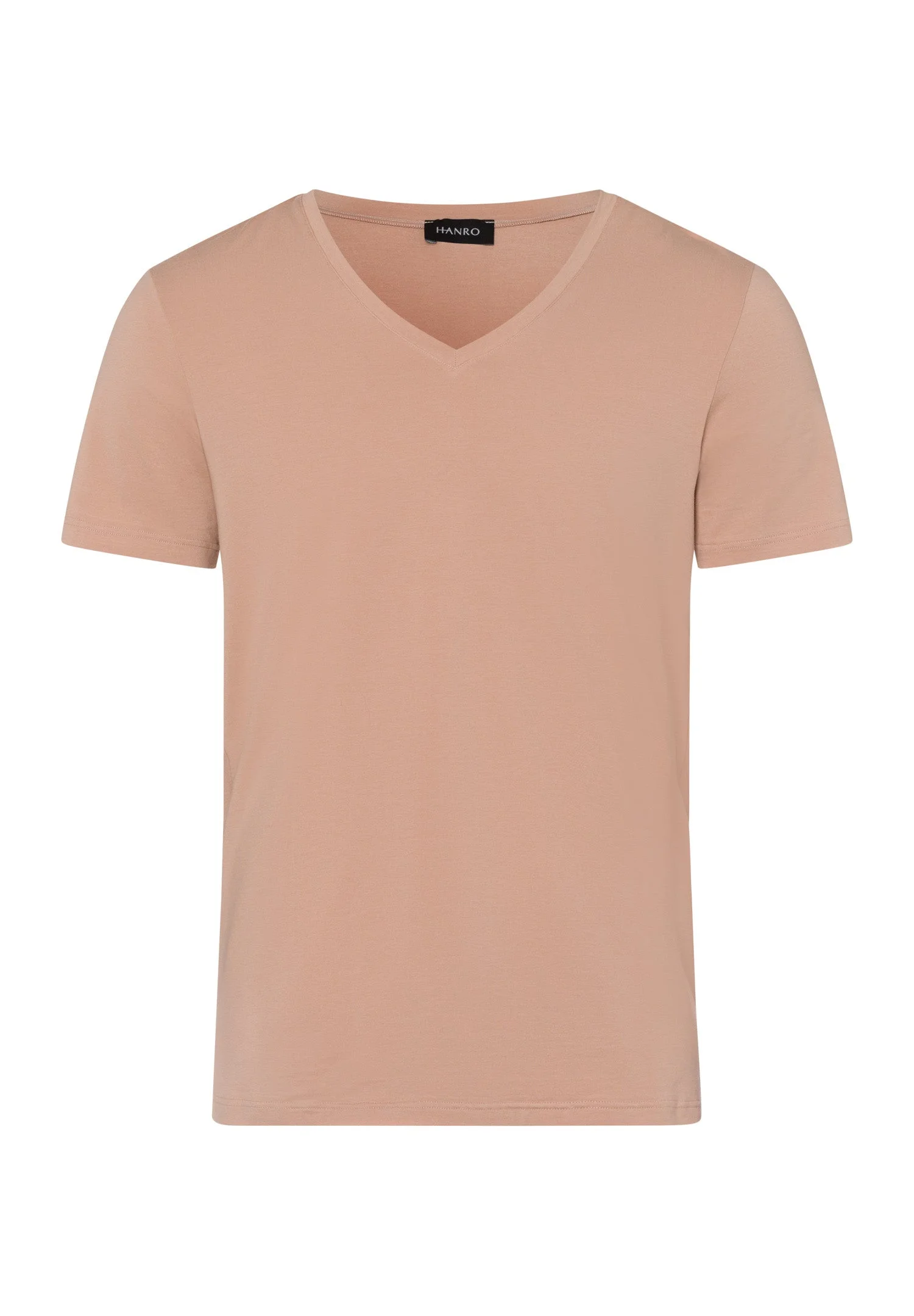 Cotton Superior Fitted V-Neck Cotton T-Shirt - 1