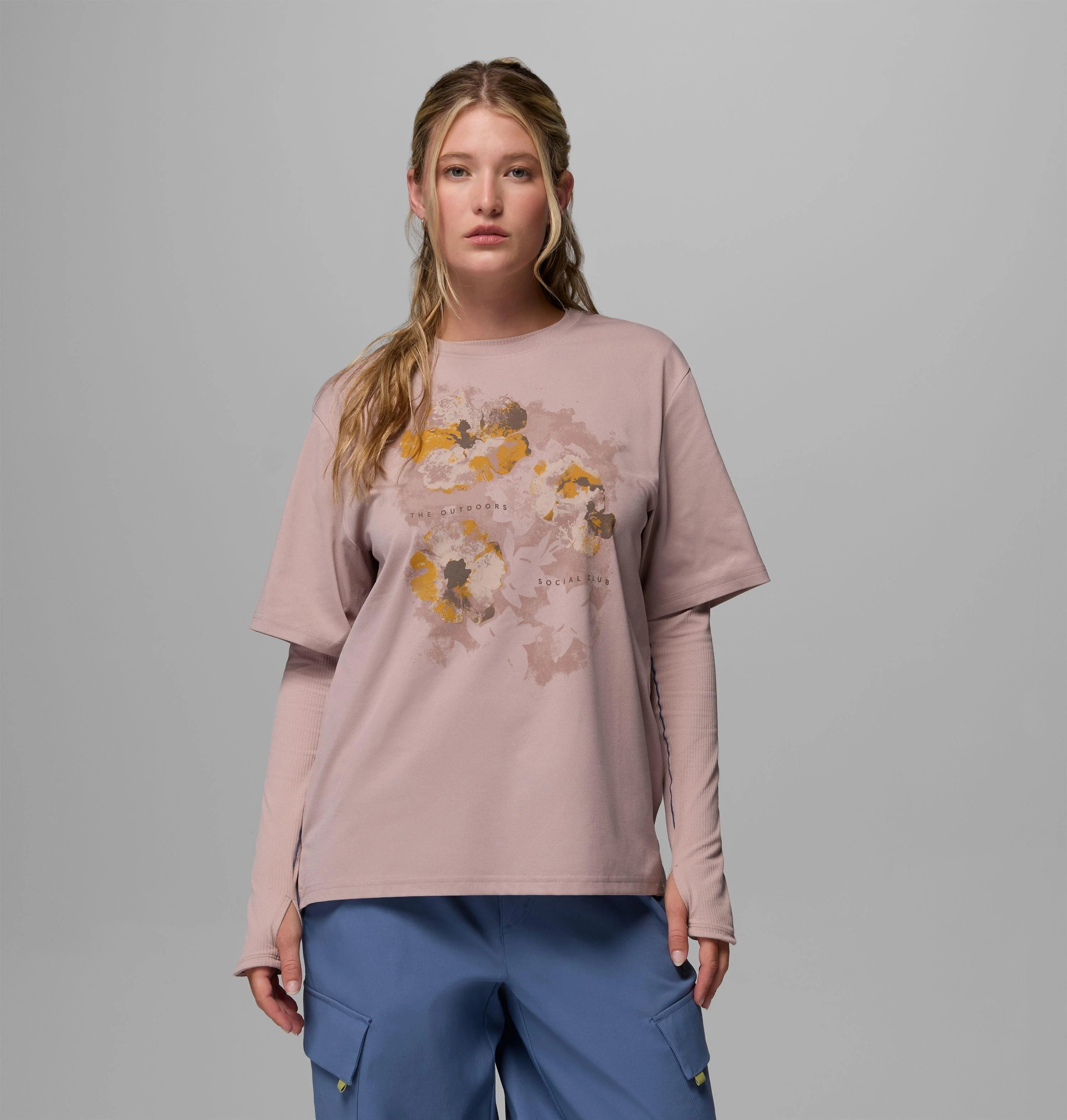 Women's Pomin Canyon Relaxed Graphic Short Sleeve Shirt - 1