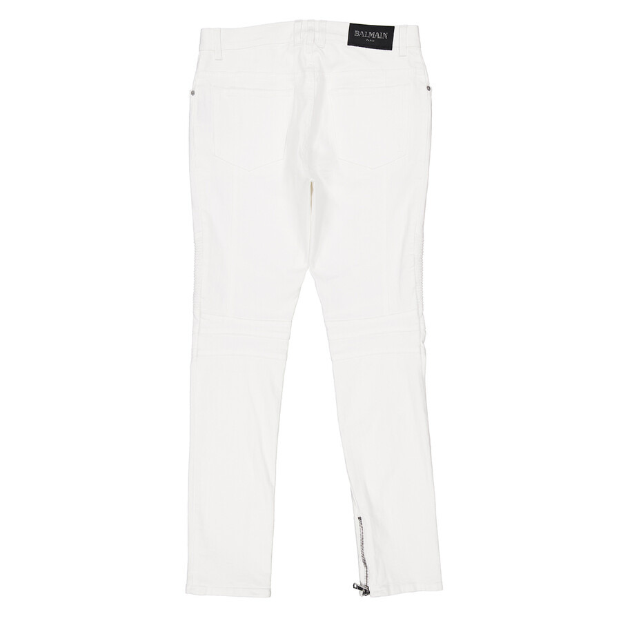 Balmain Slim Leg Biker Jeans - 2
