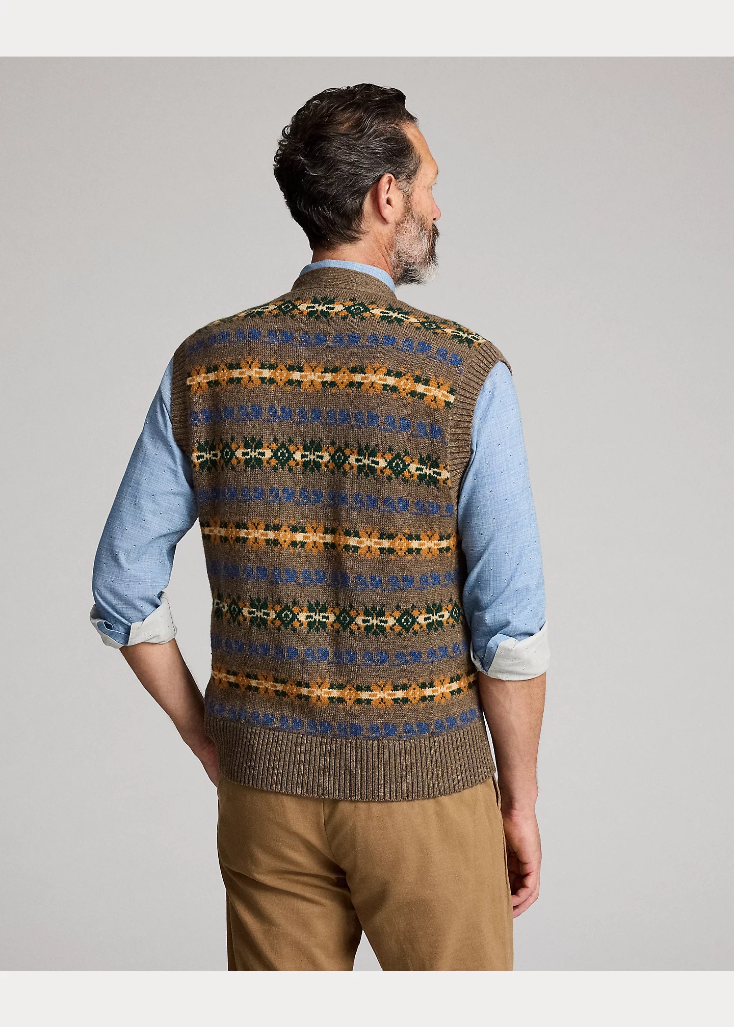 Fair Isle Wool-Blend Sweater Vest - 4