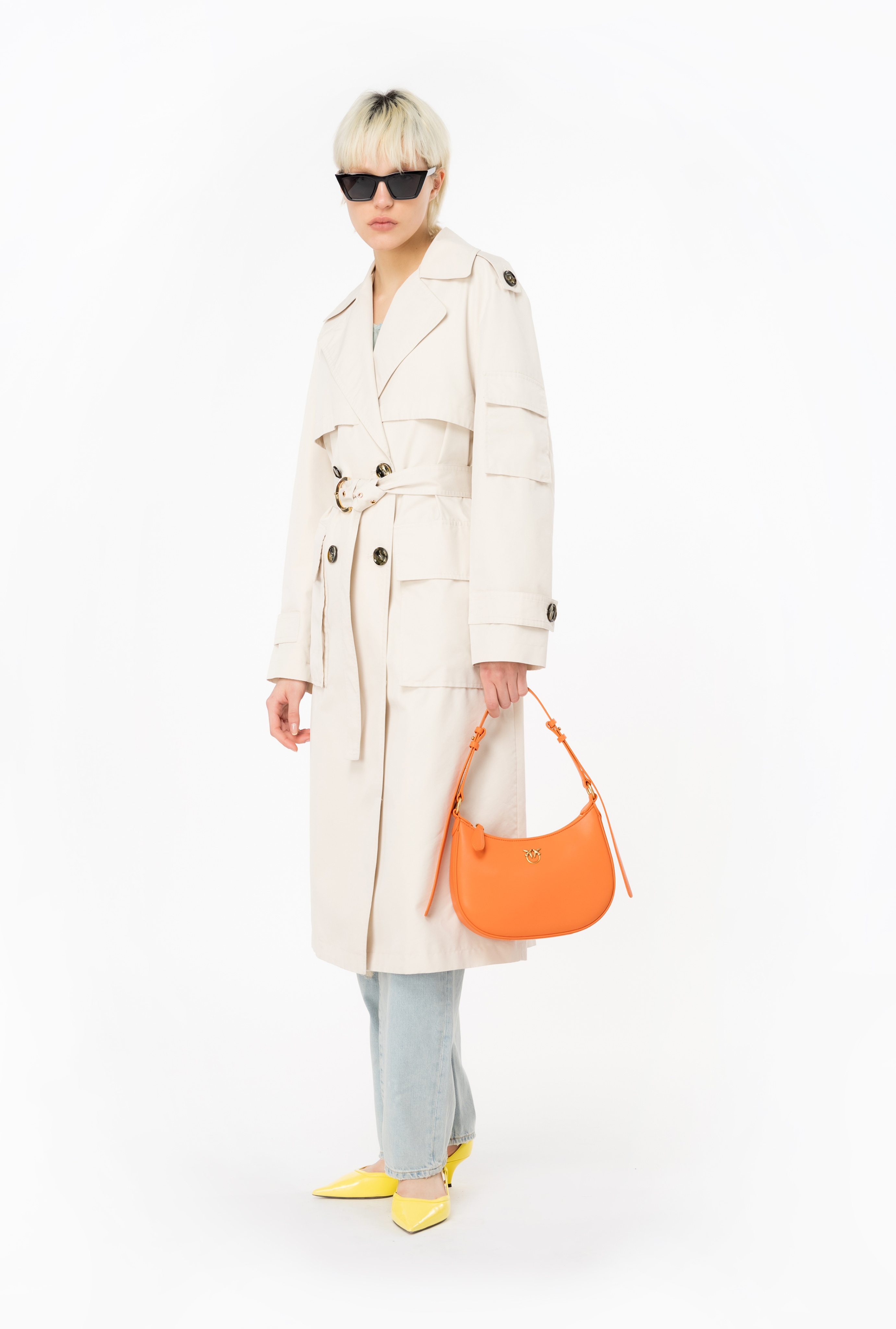 TECHNICAL GABARDINE TRENCH COAT - 4