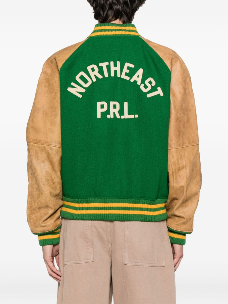 leather-sleeved varsity jacket 4