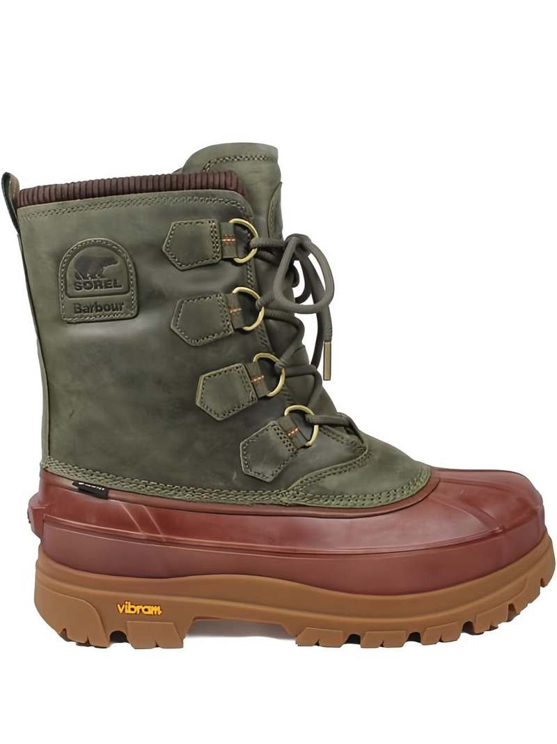 x Sorel Caribou lace-up leather boots 1