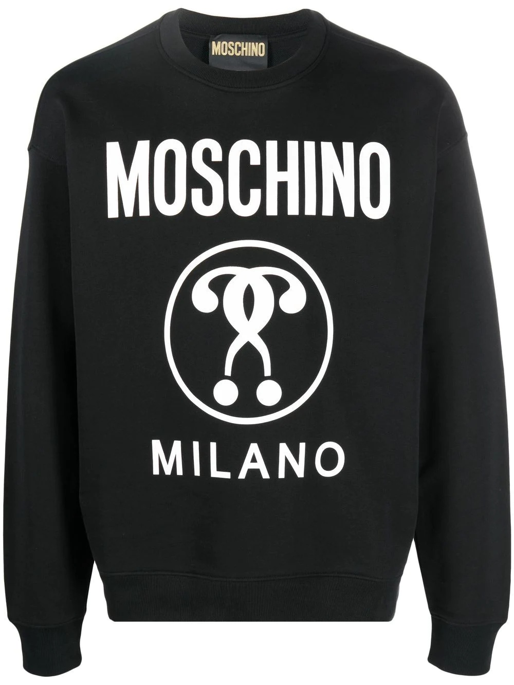 logo-print detail sweatshirt - 1