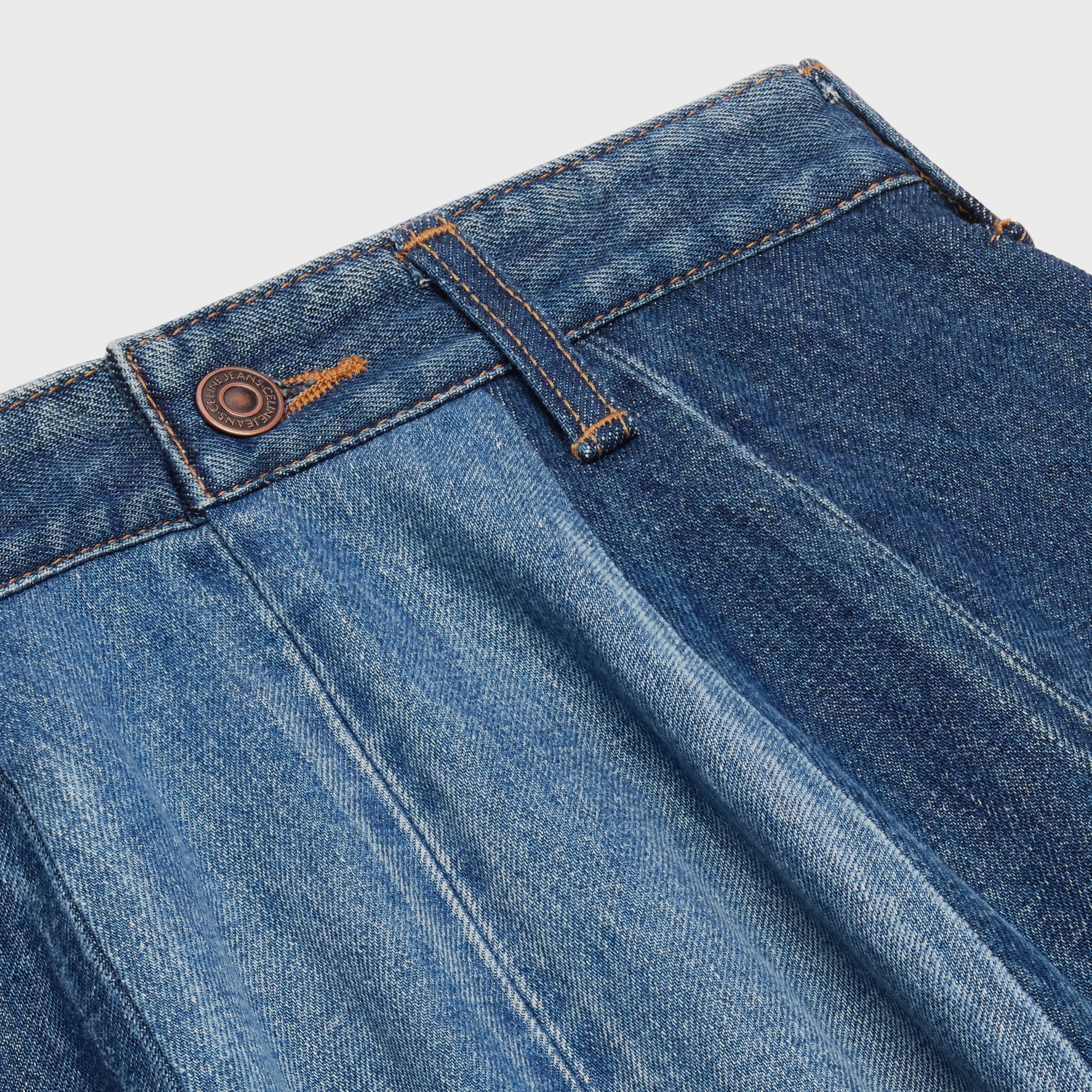 LONG SKIRT IN UNION MULTI WASH DENIM - 3