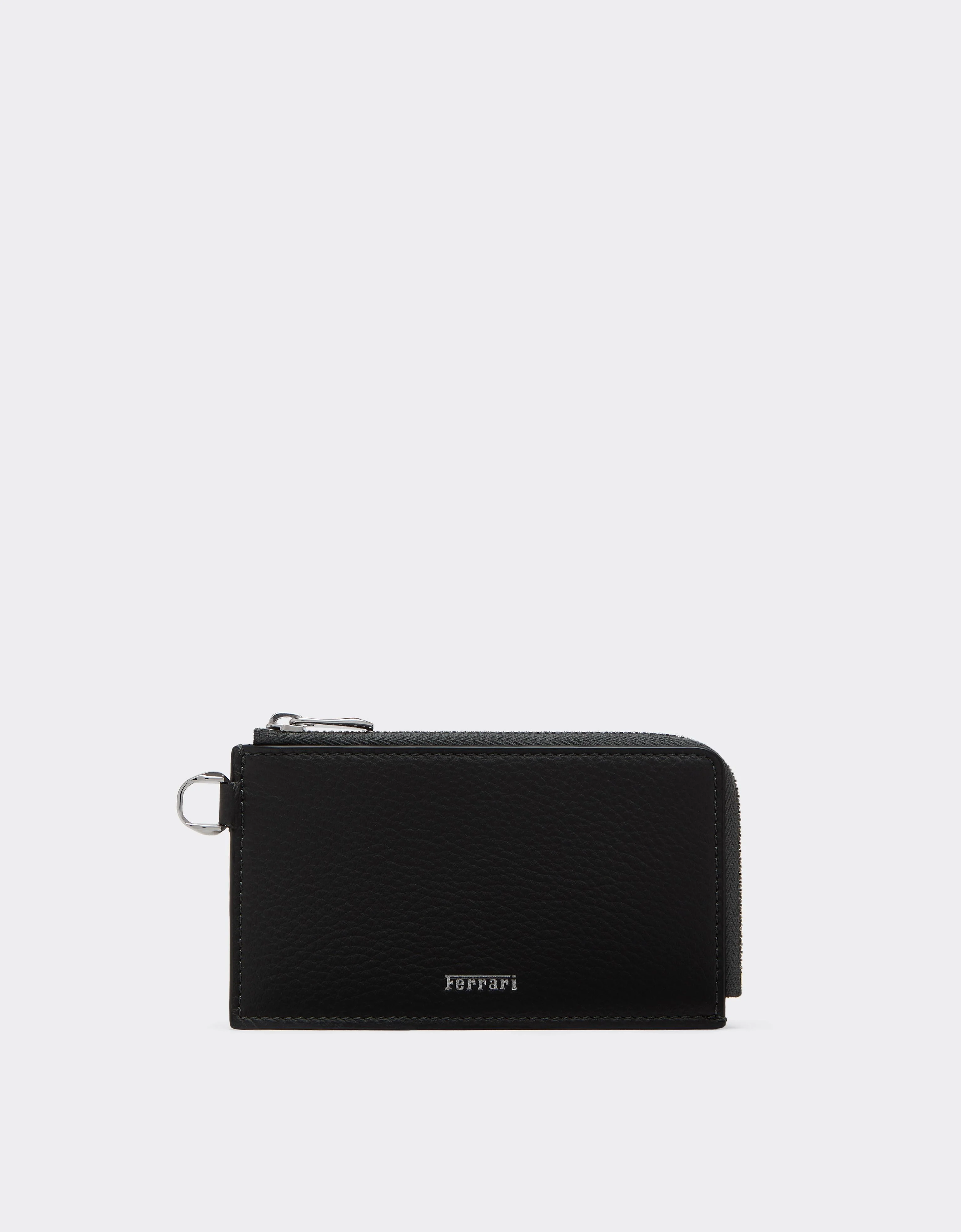 Granata Leather Card Holder with Zip - 1