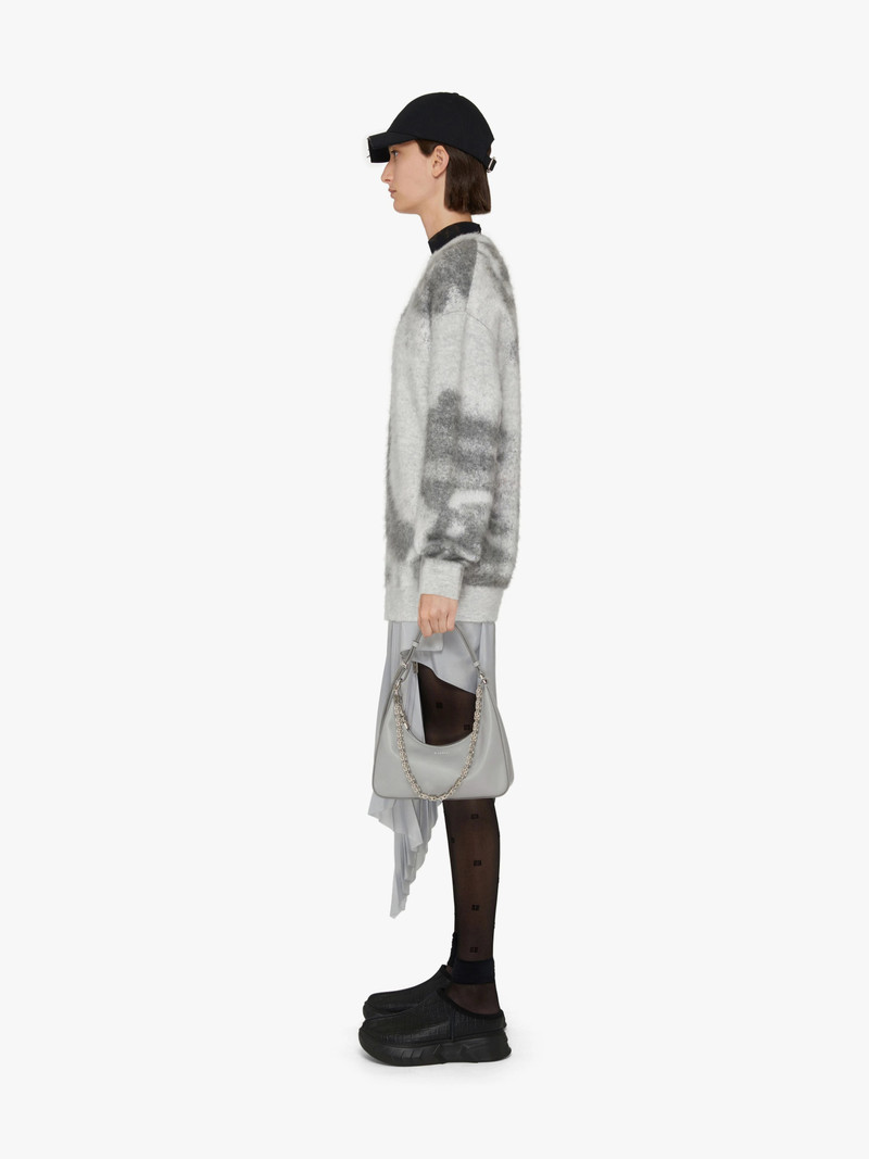 Givenchy SWEATER IN MOHAIR WITH TAG EFFECT PATTERN outlook