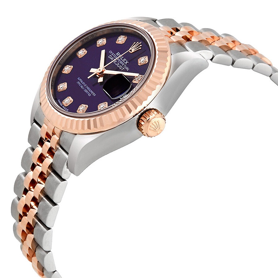 Rolex Lady-Datejust Aubergine Diamond Dial Automatic Ladies Watch 279171OBDJ - 2