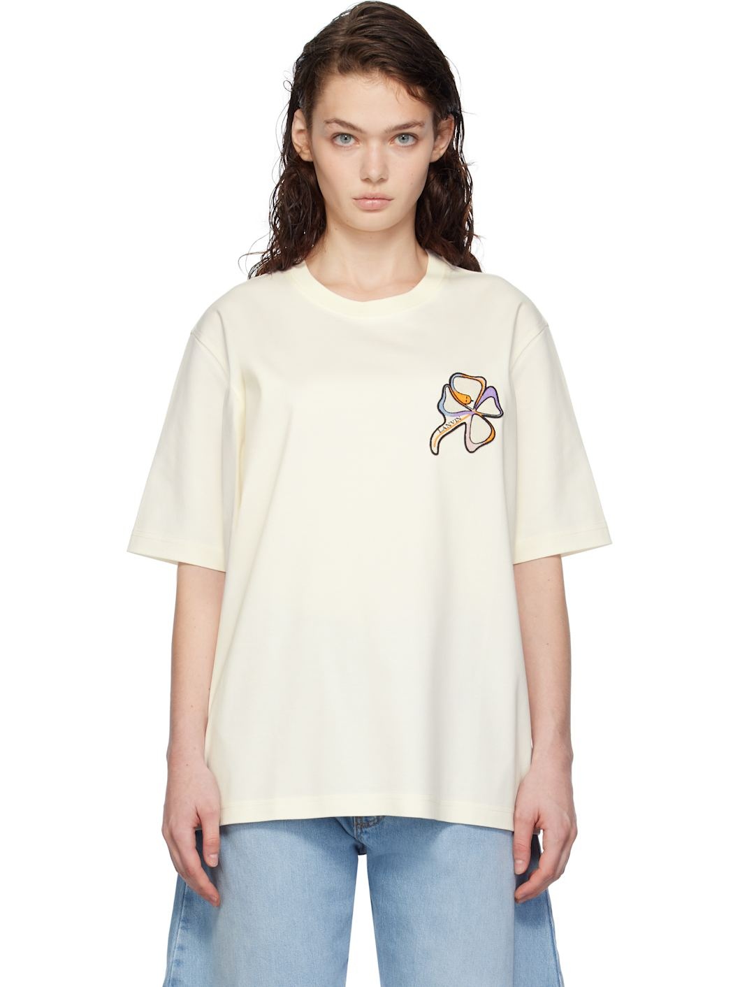 White Clover Snake Patch T-shirt - 1