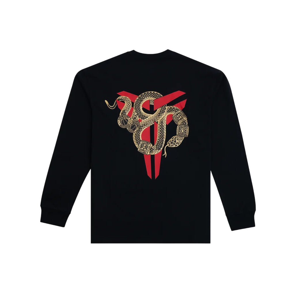 Nike Kobe Long-Sleeve T-Shirt Asia Sizing 'Year of Mamba Black' IB0242-010 - 2