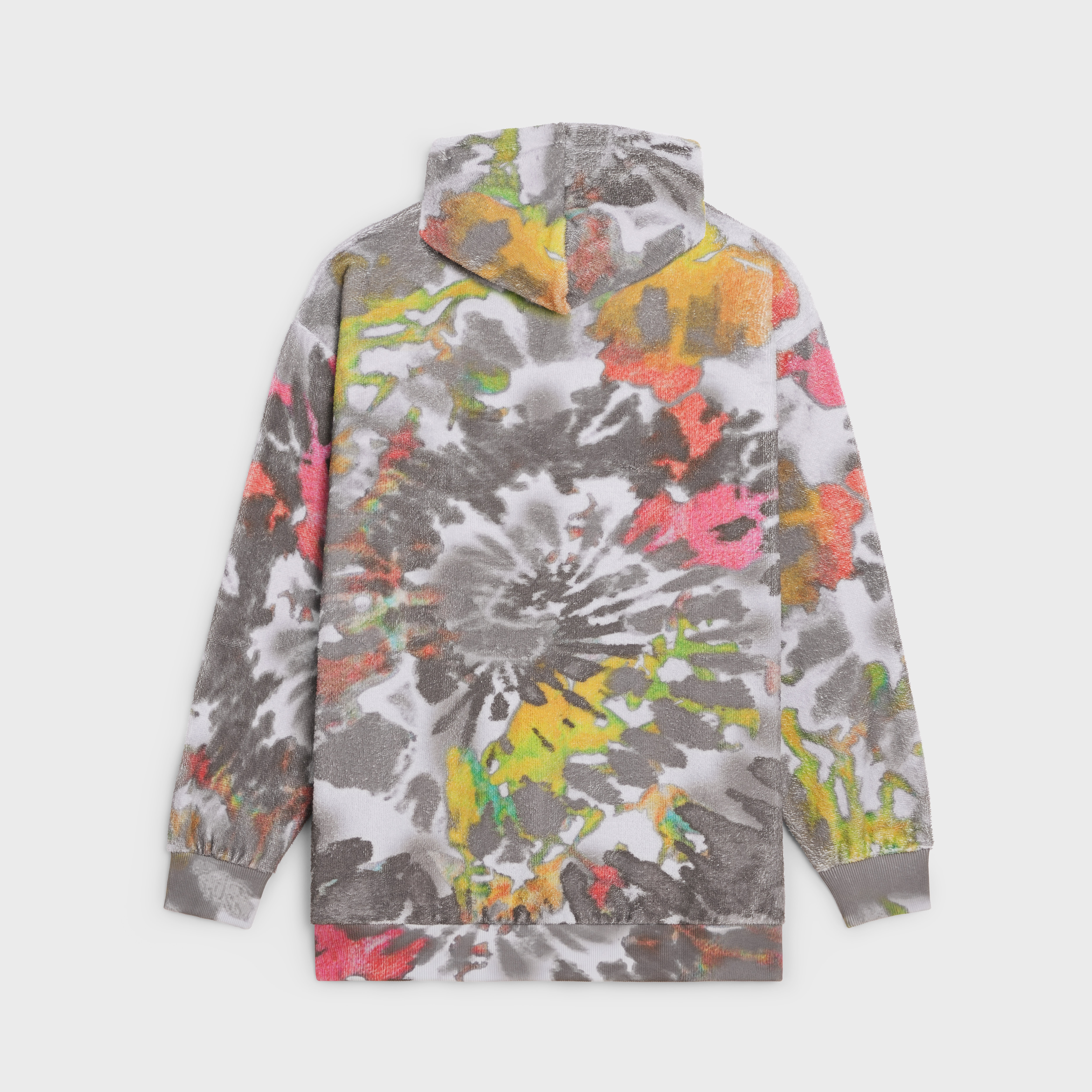 celine oversized hoodie in terry cotton - 2