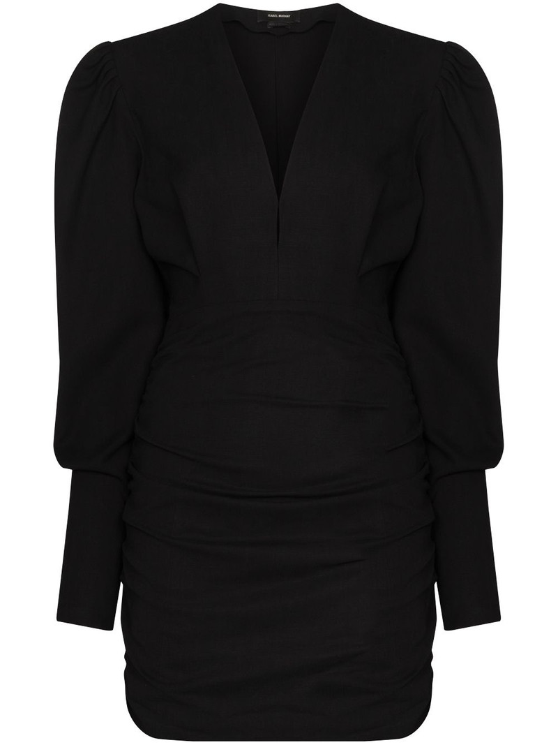 Stella ruched mini dress 1