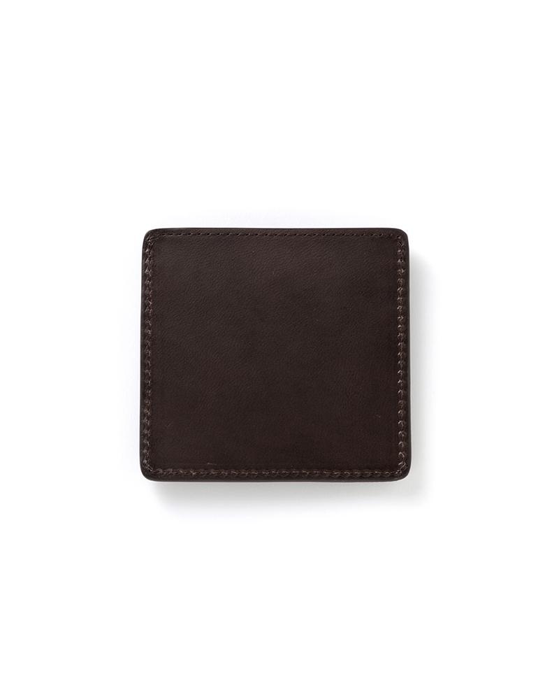 LEATHER CARD CASE DK.BROWN - 2