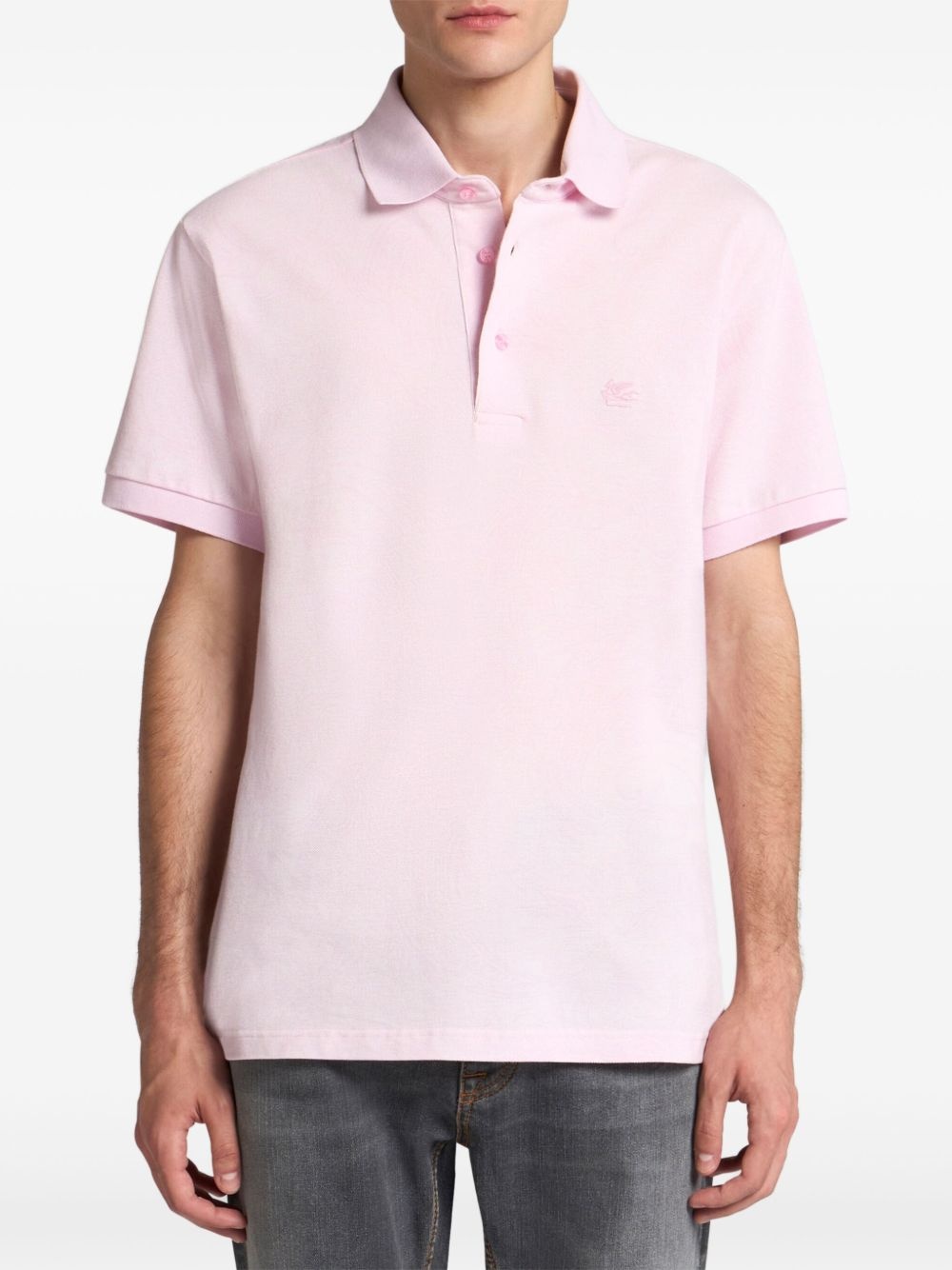 paisley jacquard polo shirt - 2