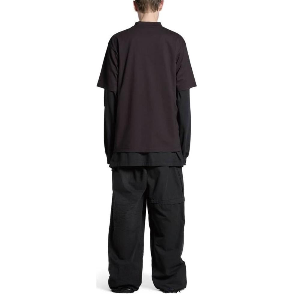 (WMNS) Balenciaga Lo_ve T-shirt 'Black Grey' 764235TQVK21576 - 4