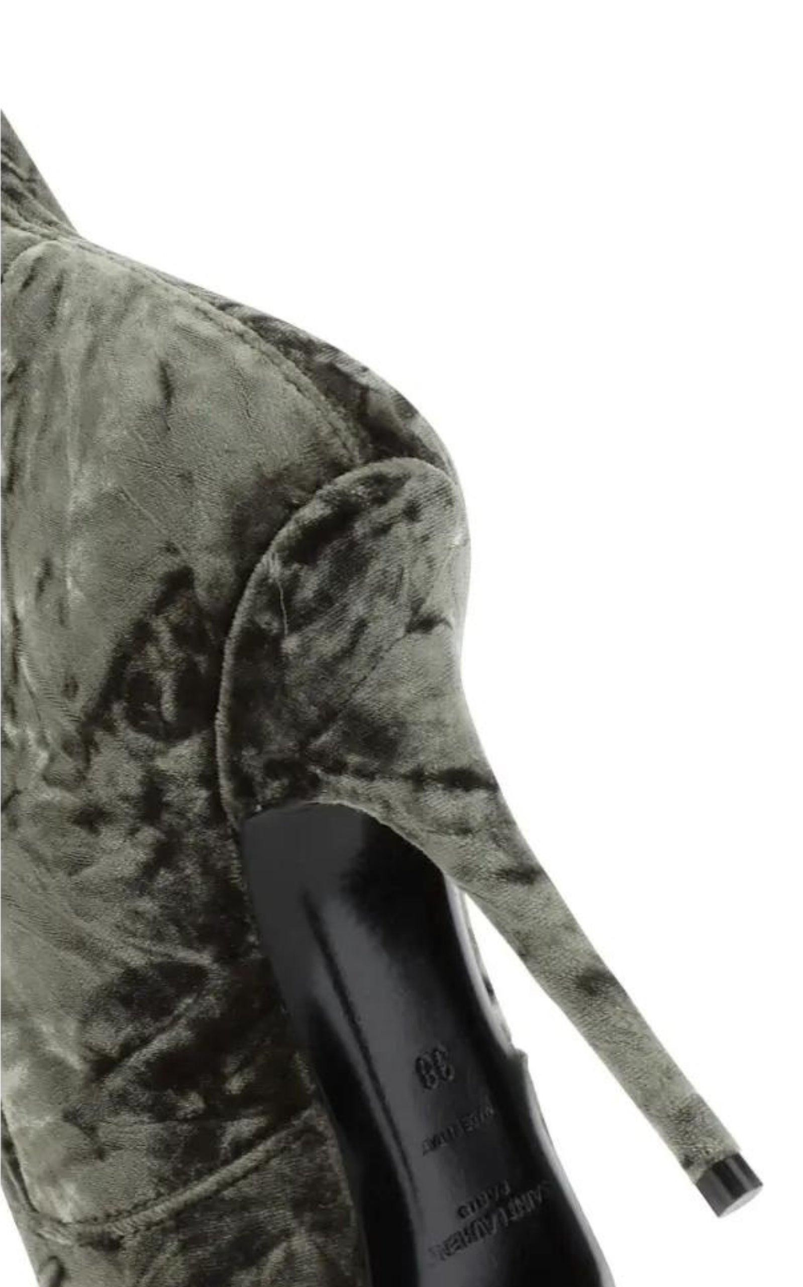 Ella Velvet Over-the-knee Boots - 6