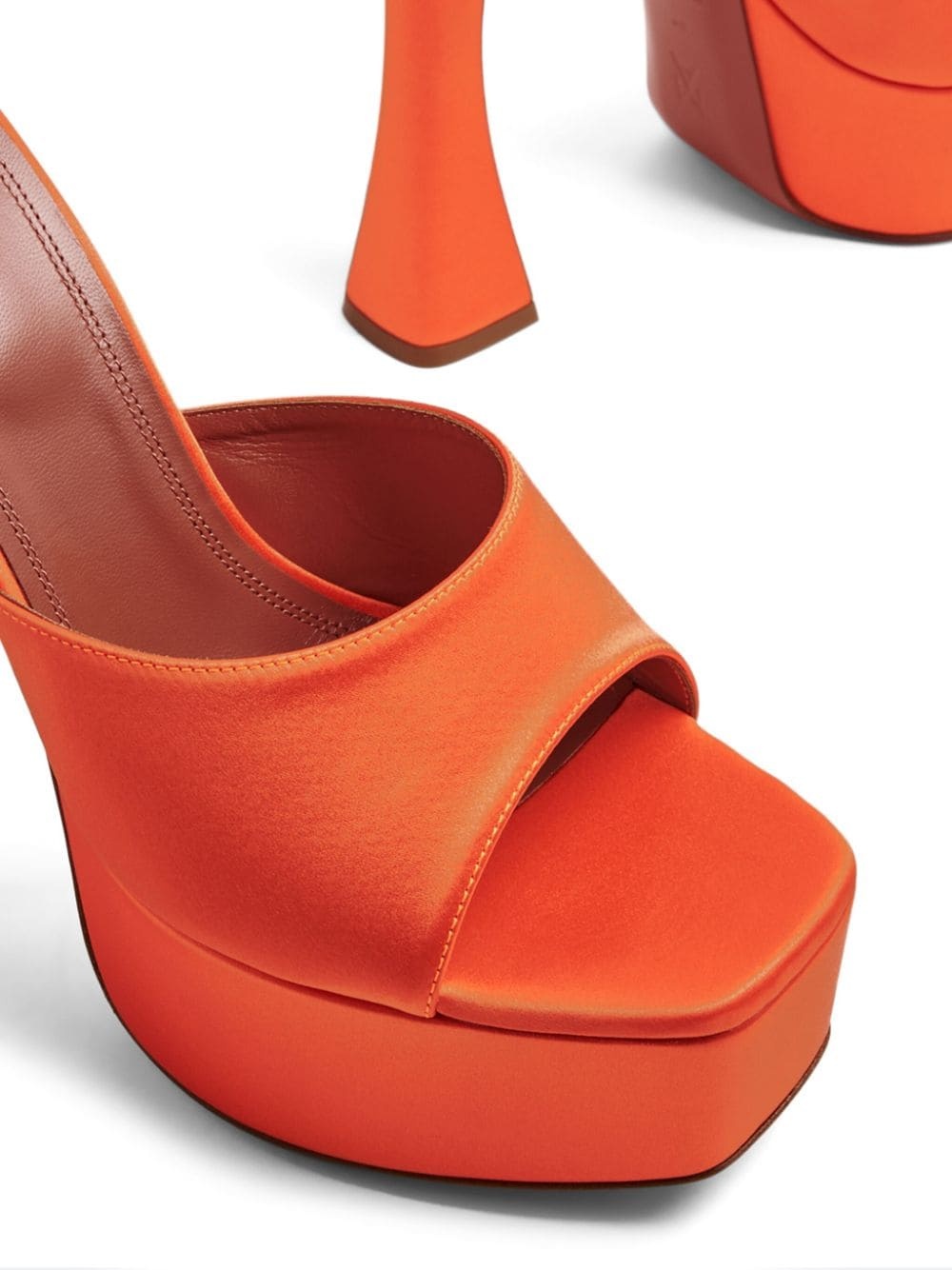Dalida Satin 140mm platform sandals - 2